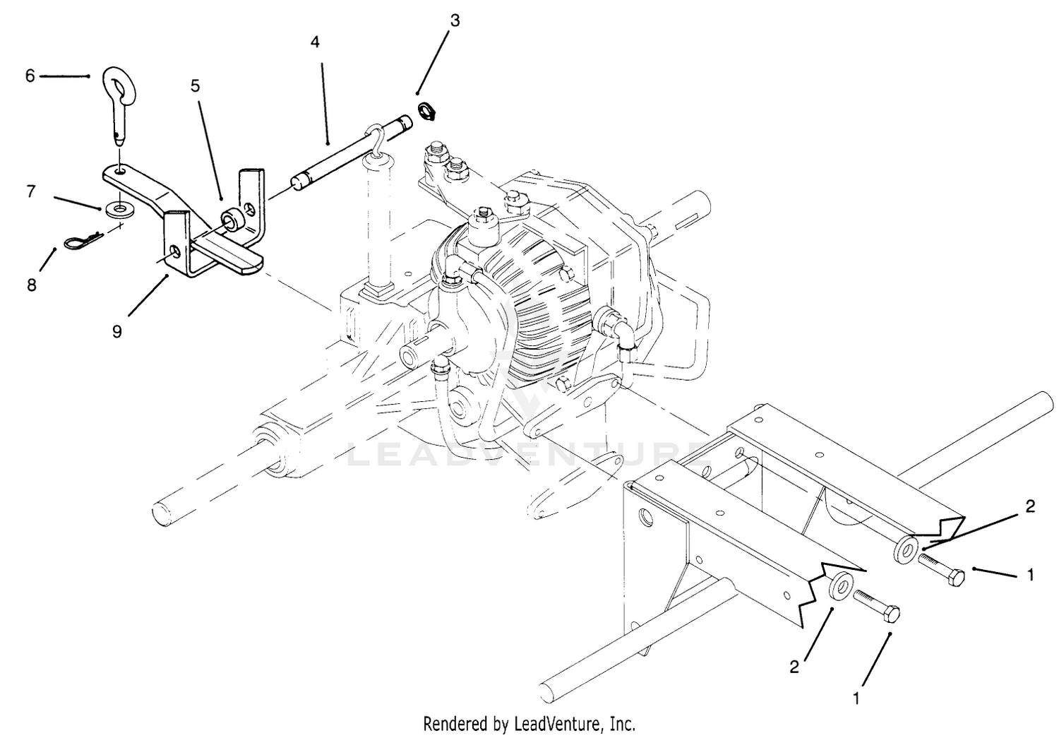 Rear Hitch Assembly