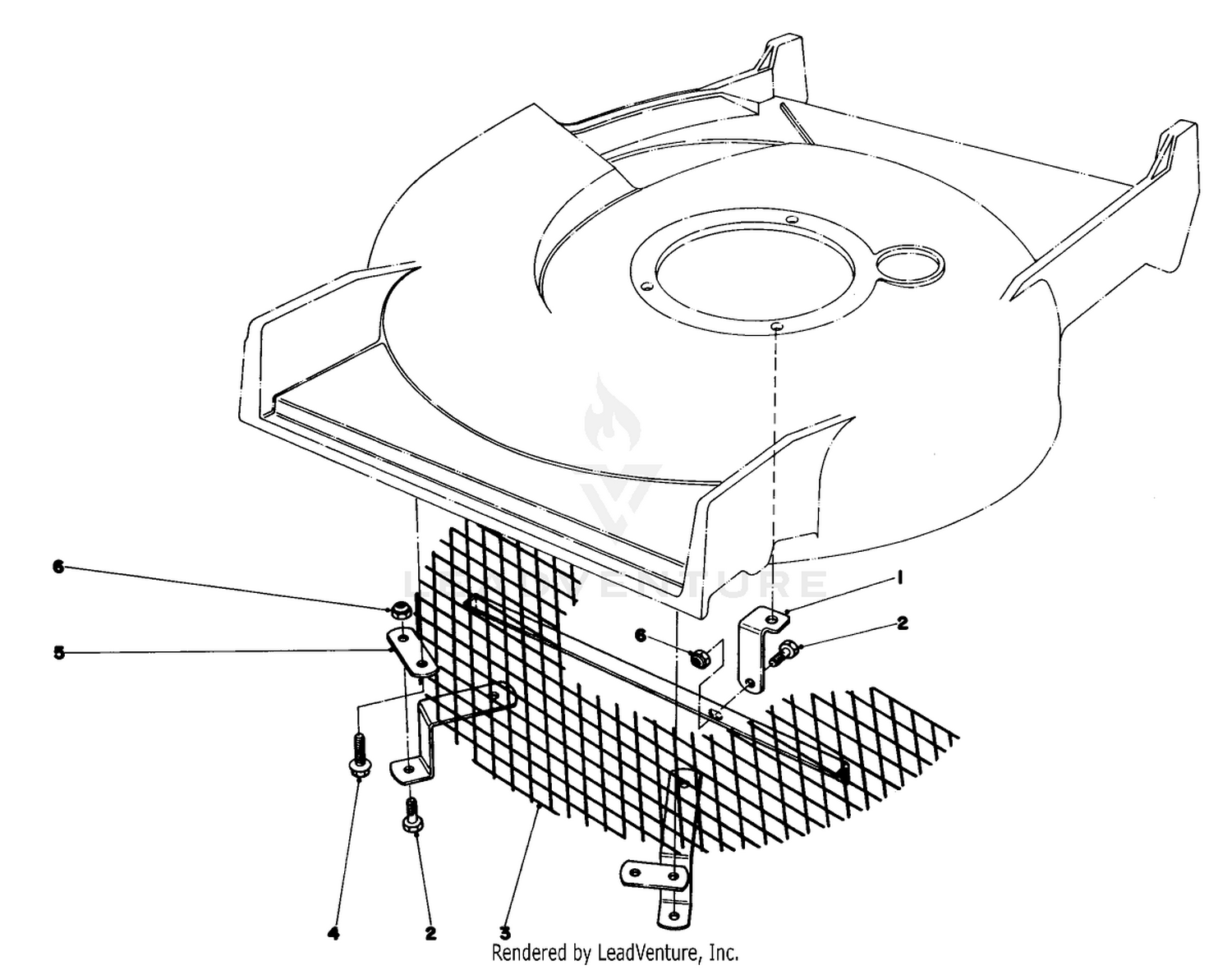 Leaf Shredder Kit No. 59105 (optional)