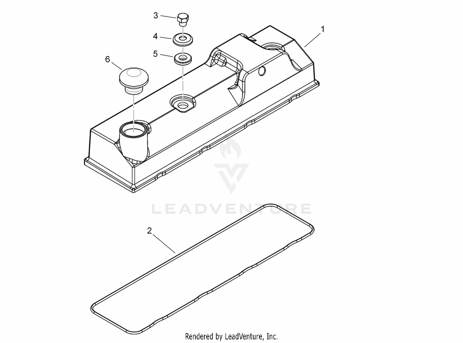 Engine Valve Cover Assembly