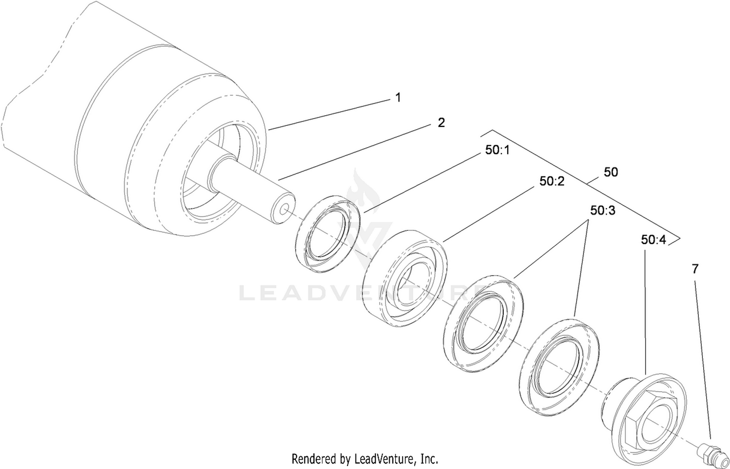 Optional Full Front Roller Assembly No. 114-9384