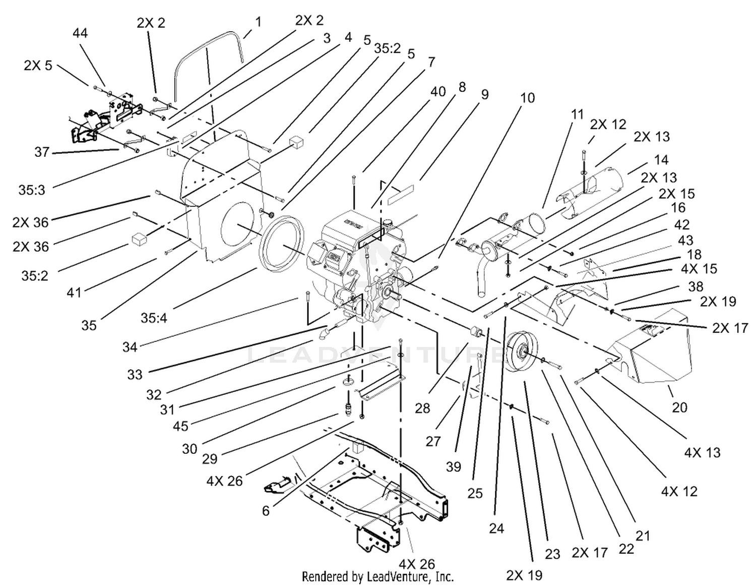 Air Cooled Engine Assembly