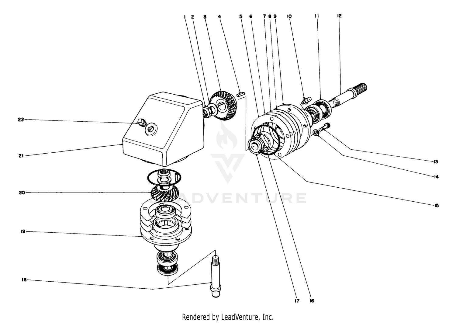 Gear Box Assembly 8-0909