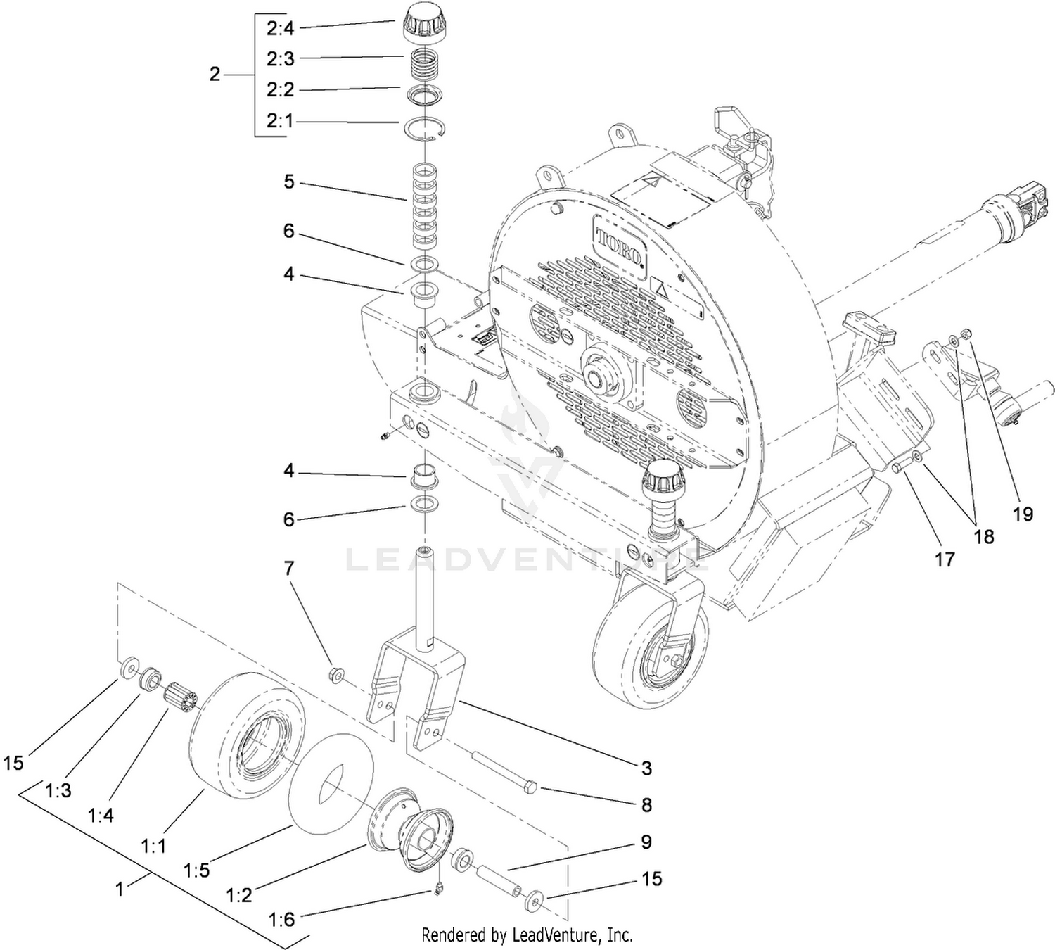 Castor Assembly