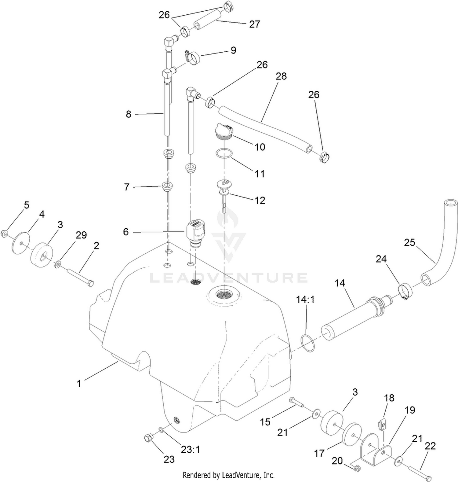 Hydraulic Reservoir Assembly