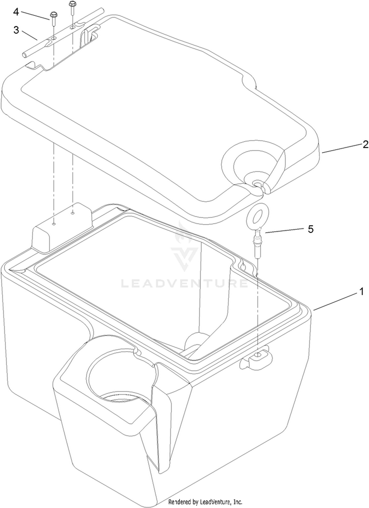 Storage Box Assembly No. 115-9101