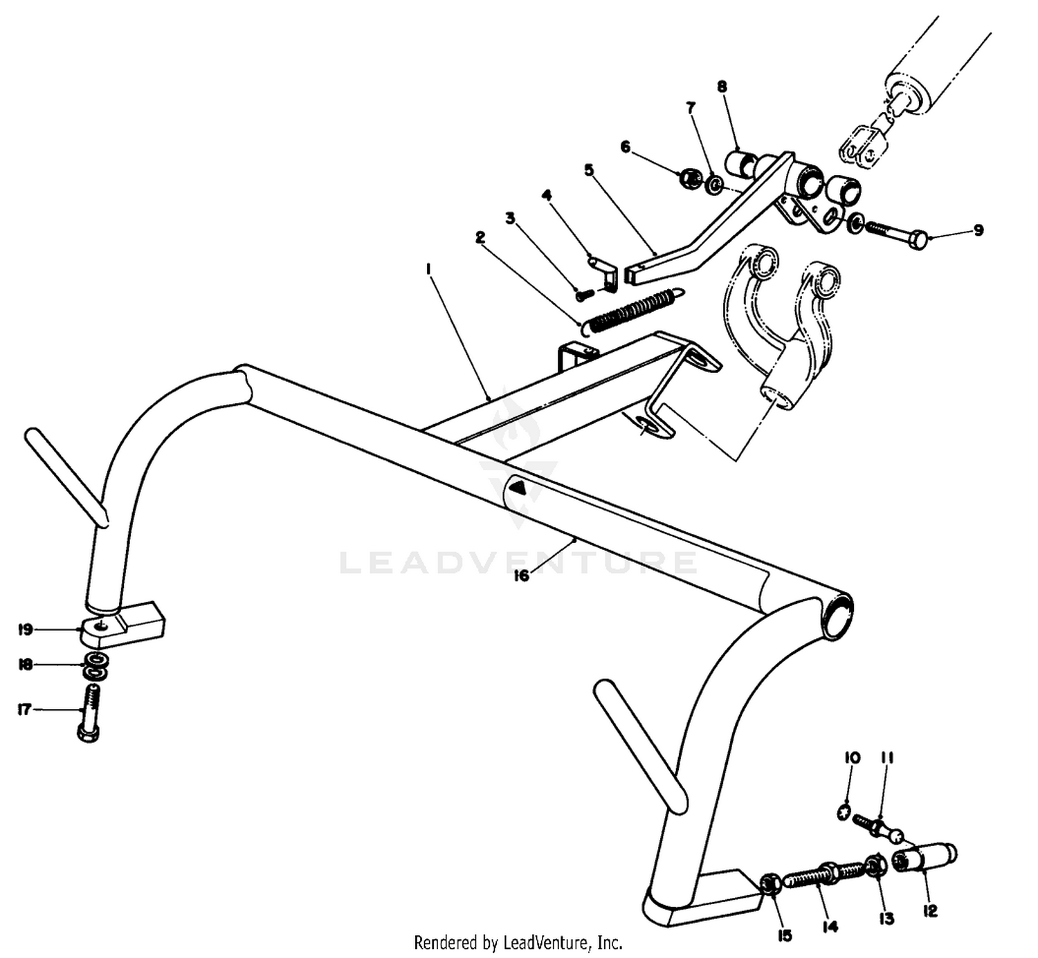 Direct Suspension Pull Frame Kit Model No. 04452 (optional)(continued)