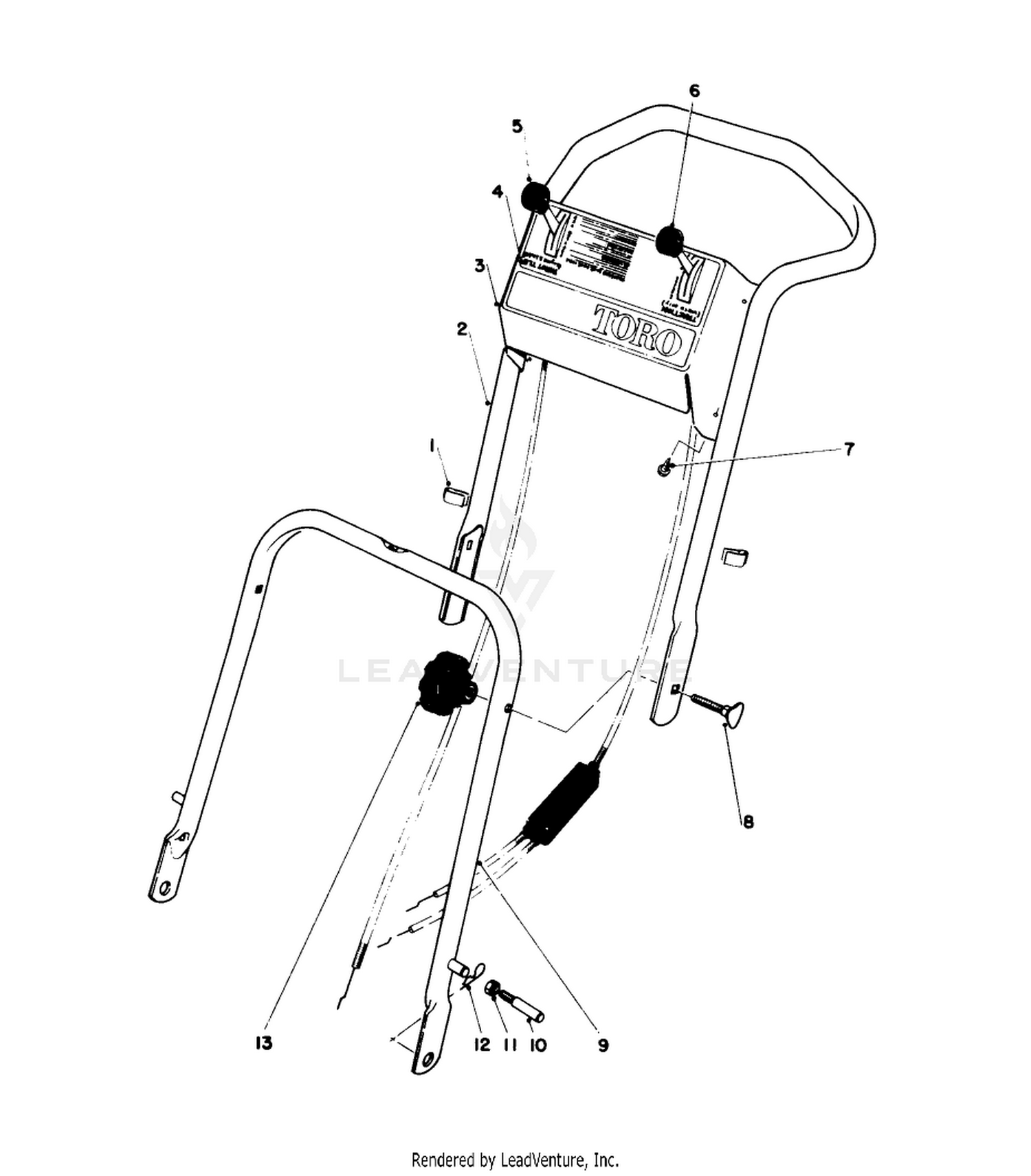 Handle Assembly Model No. 21647