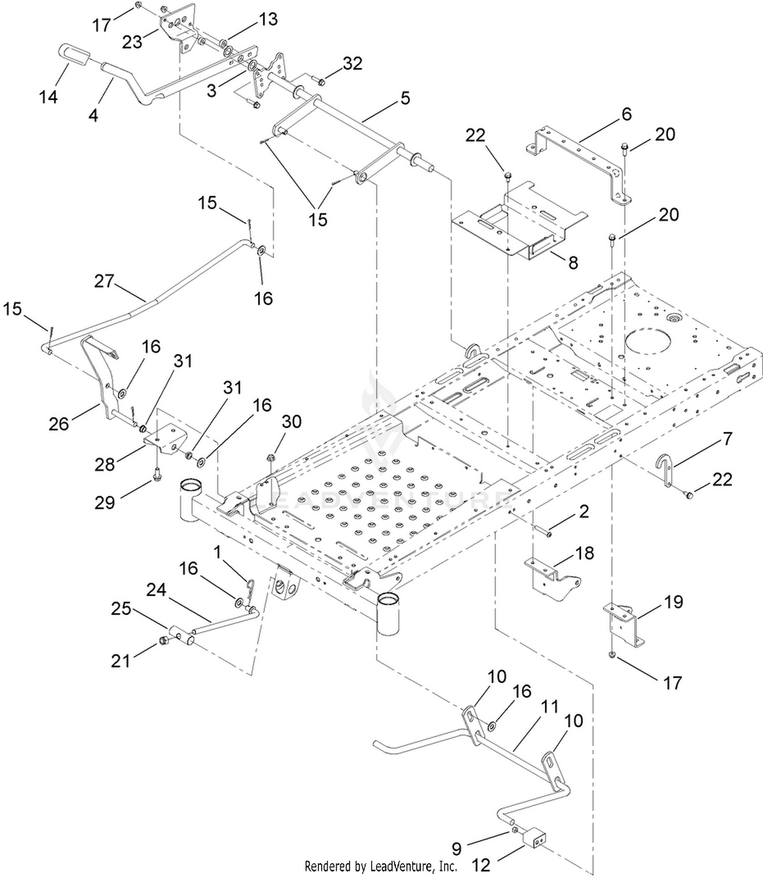 Deck Lift Assembly
