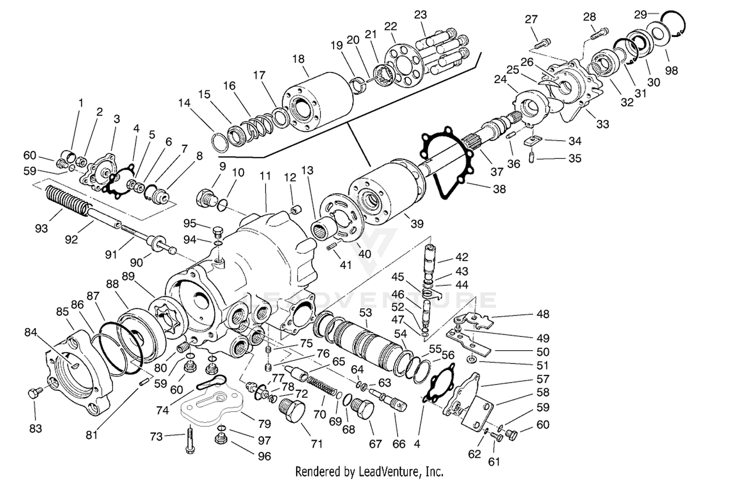 Variable Displacement Pump No. 93-9322
