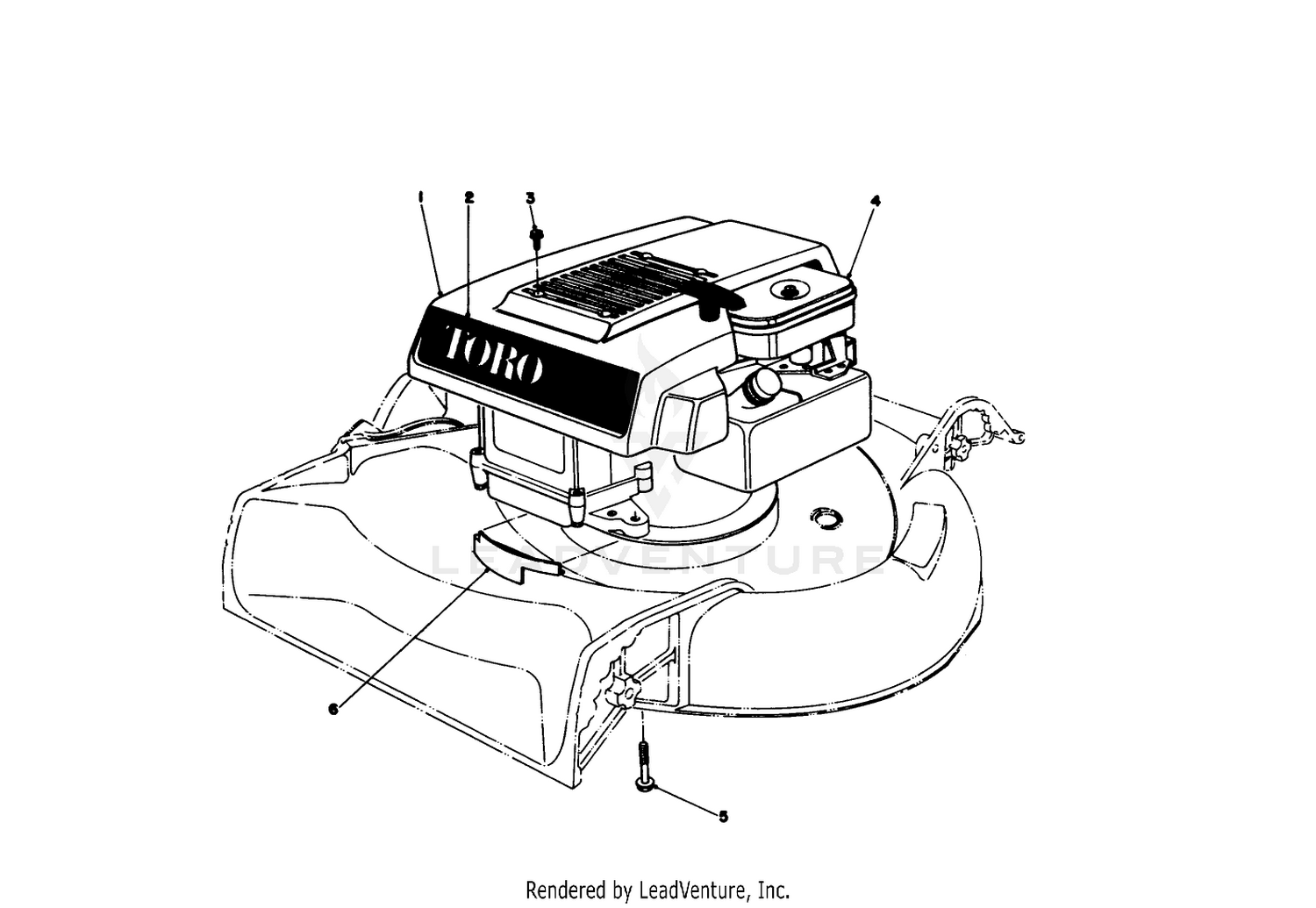 Engine Assembly Model 16035  16106