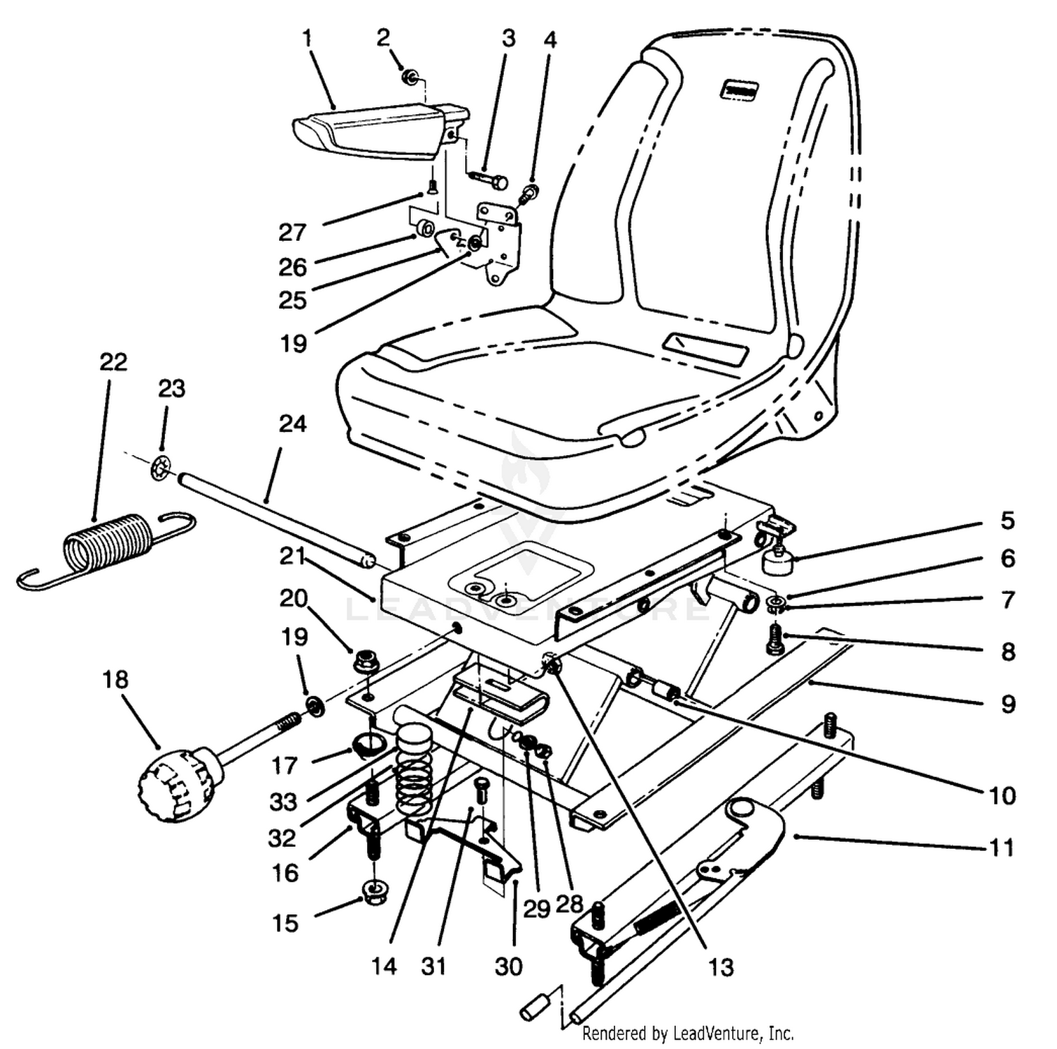 Deluxe Seat Assembly