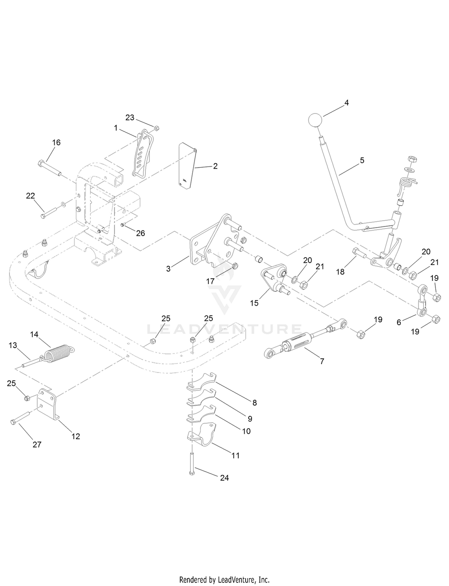 Midmount Toolbar Assembly