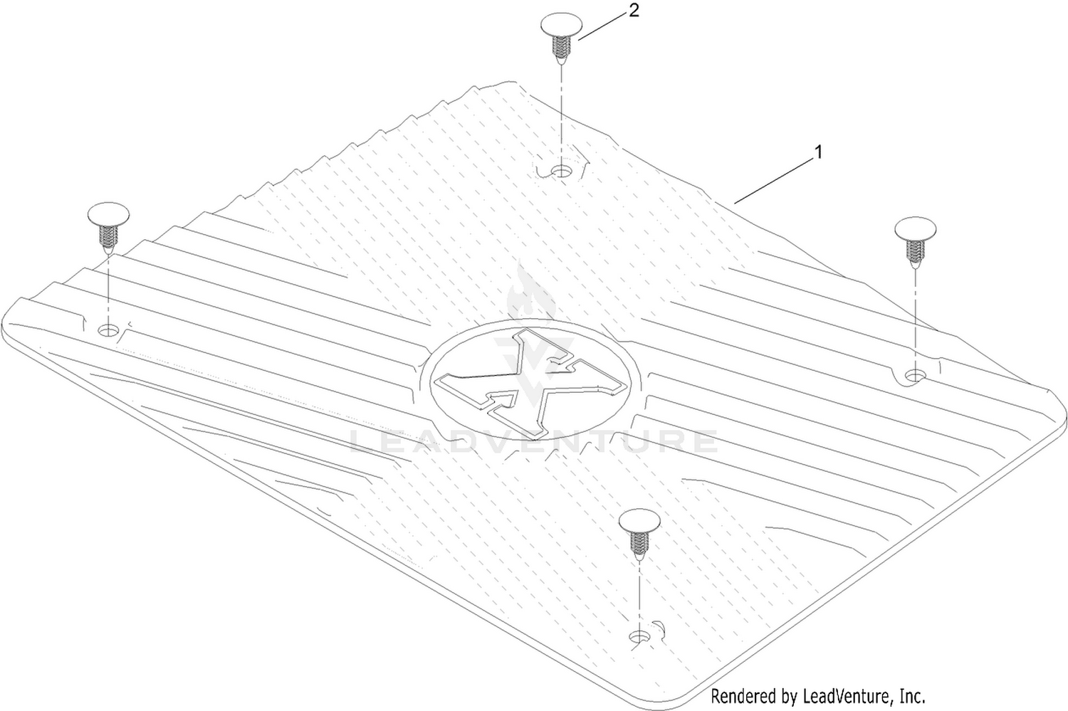 Floor Mat Assembly No. 126-6501