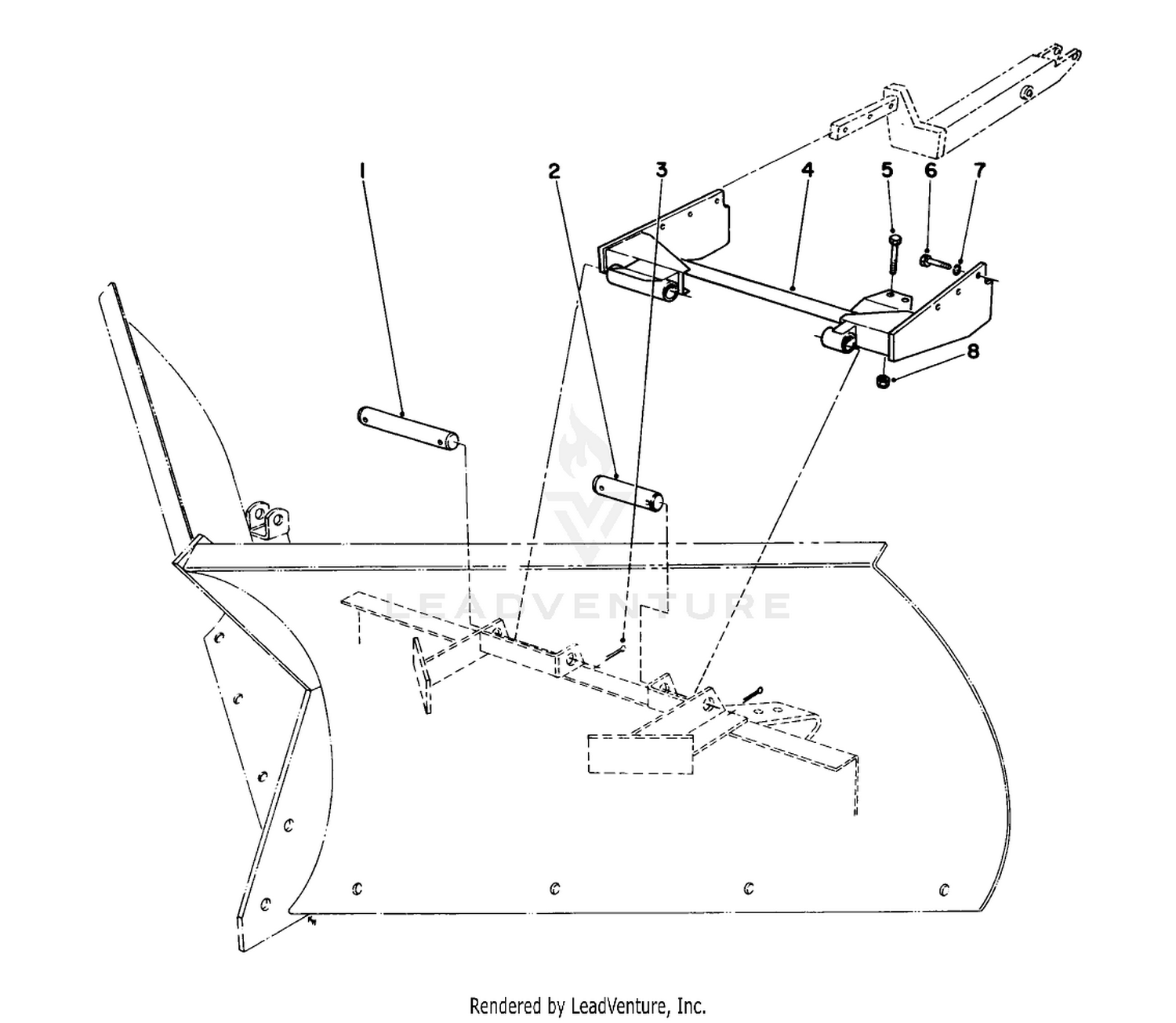 V-Plow Installation Kit Model No. 30749 (optional)