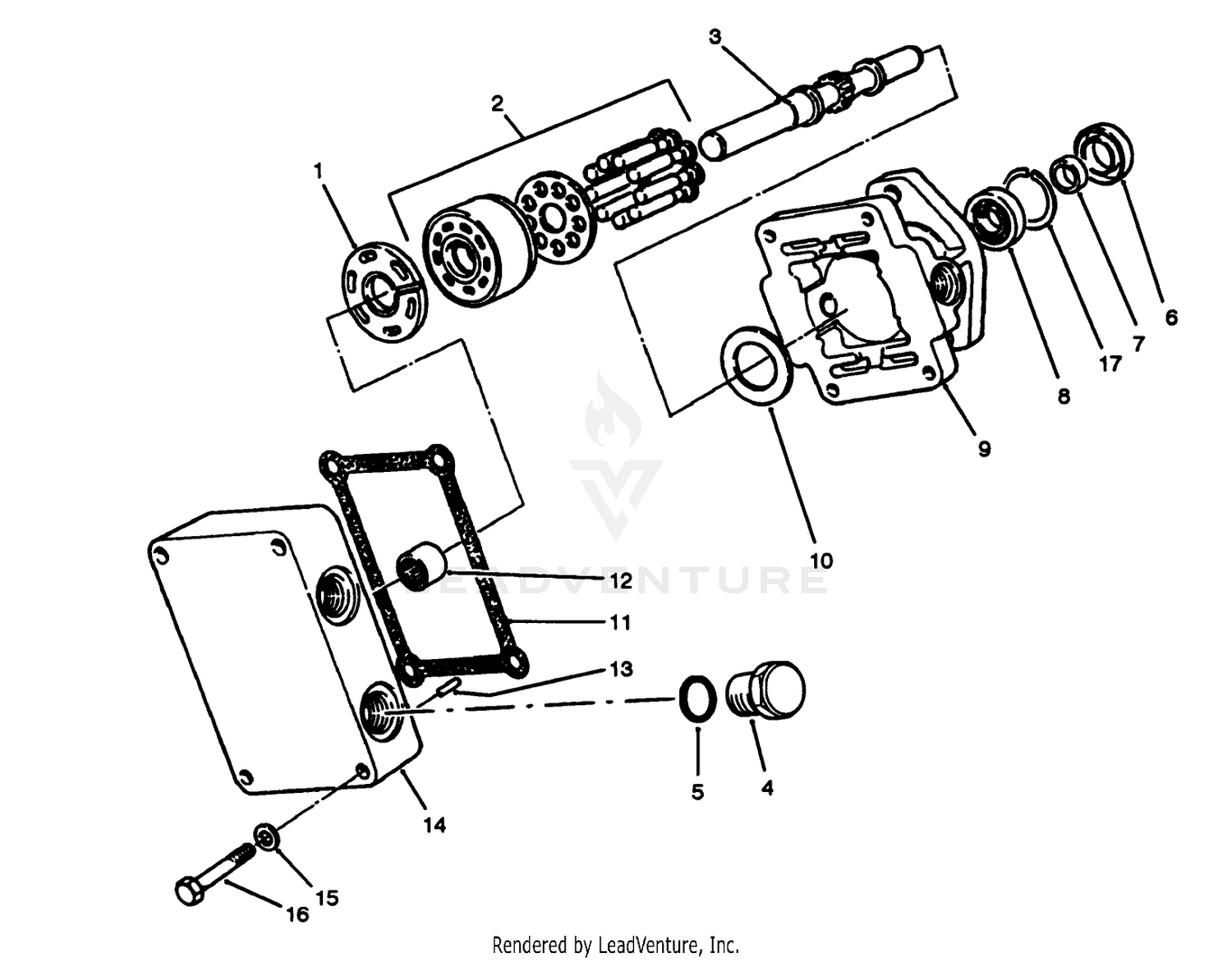 Hydraulic Motor No. 92-2556