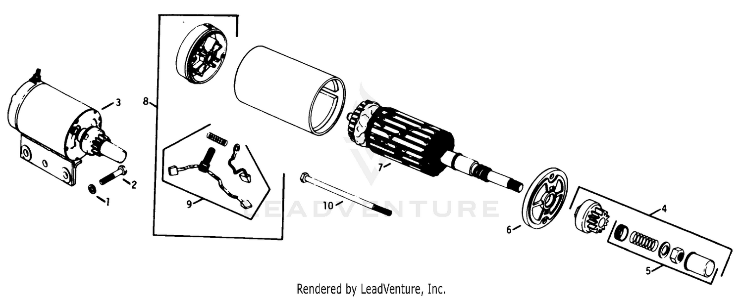 Electric Start-Engine Kohler Model No. K321s Spec. No. 60434 (continued)