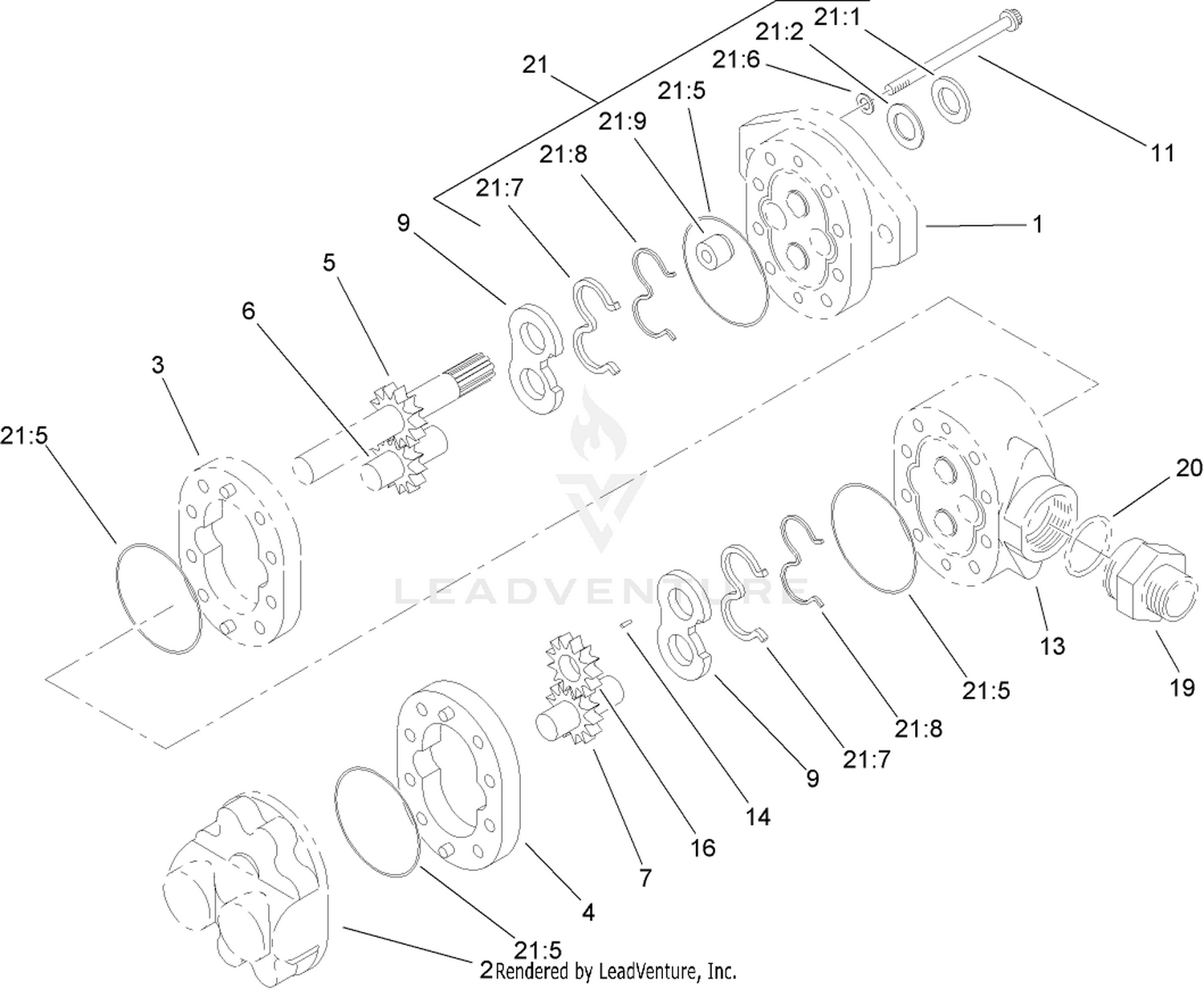 Gear Pump Assembly No. 104-7737