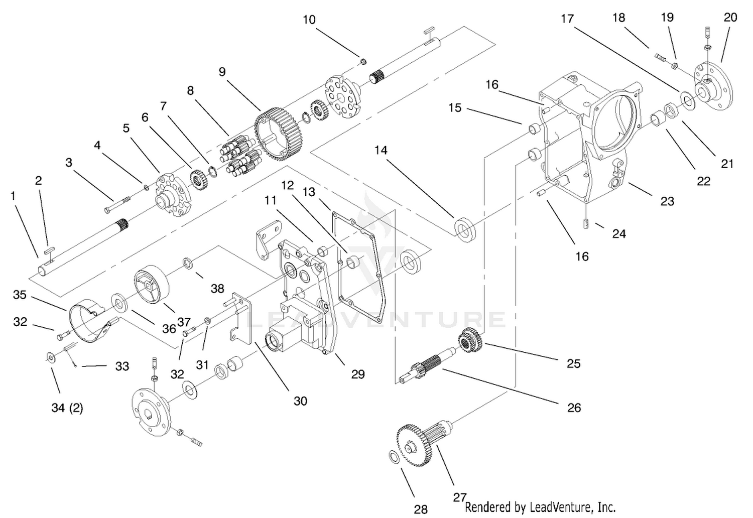 Hydro Transaxle Assembly