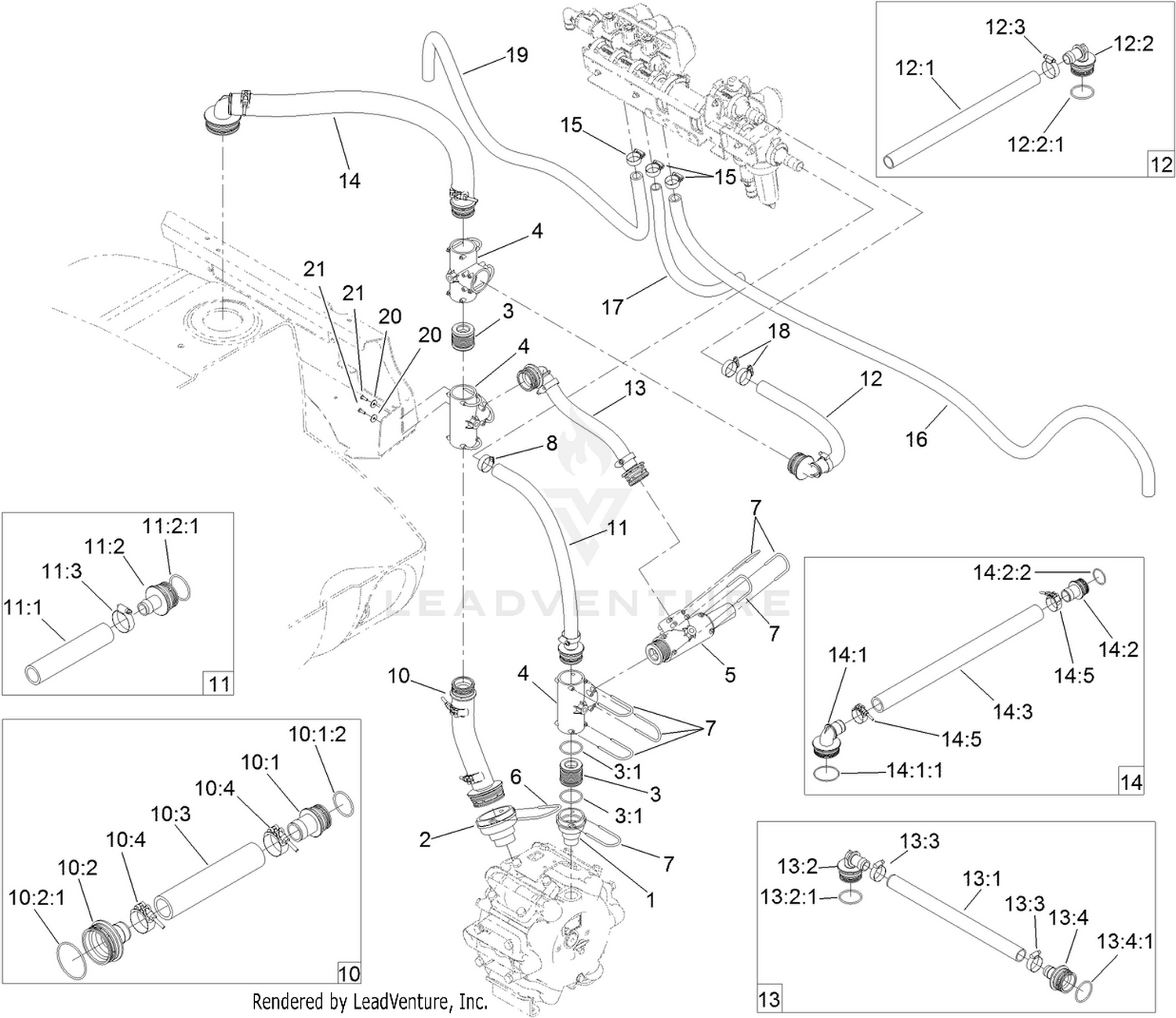 Spray System Hose Assembly