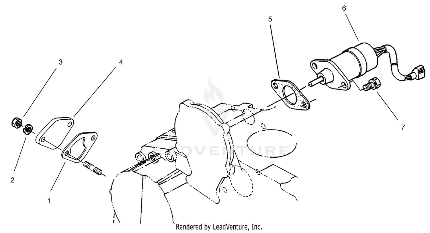 Stop Solenoid and Fuel Pump Assembly