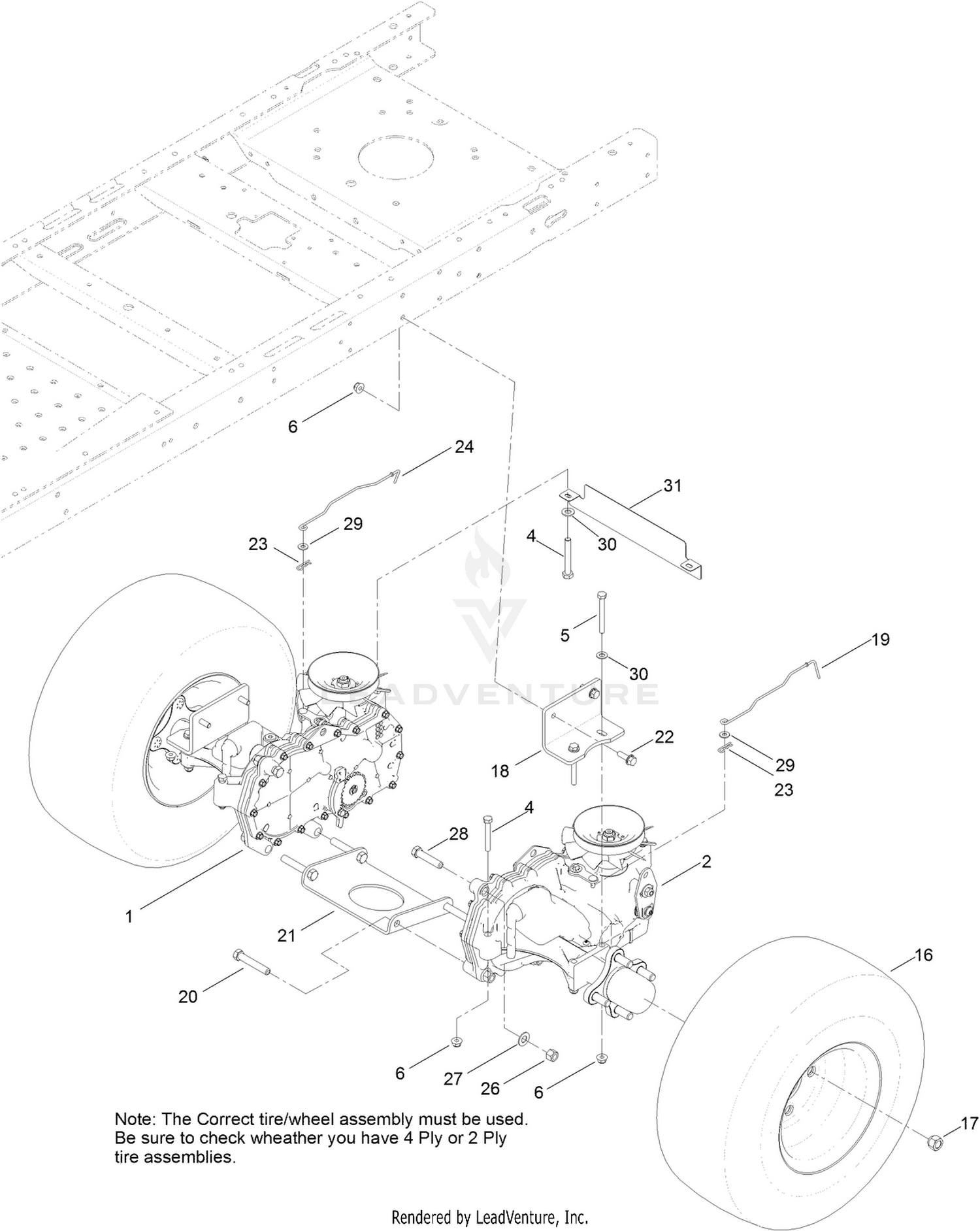 Hydro Transaxle Assembly