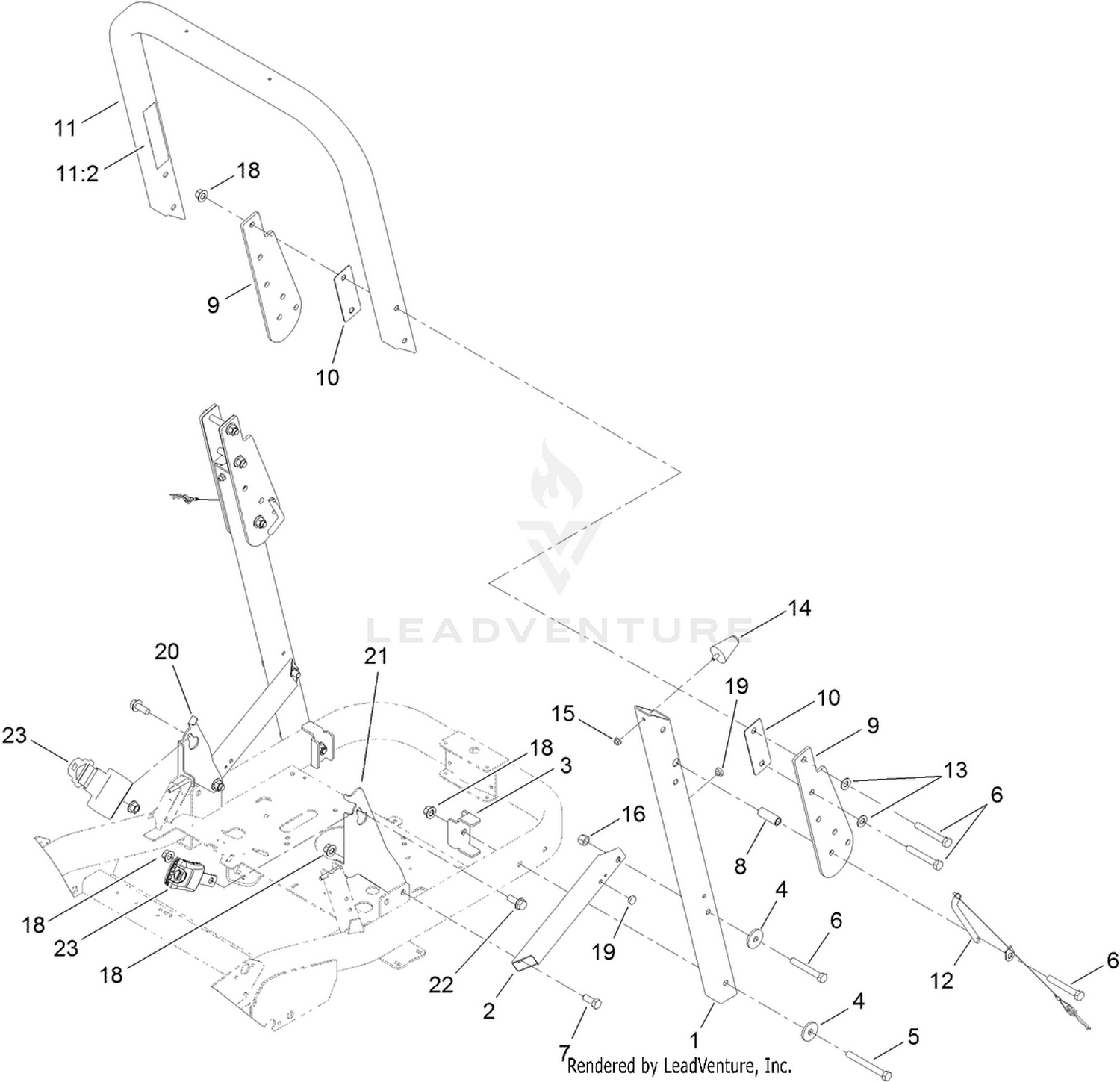 Roll-Over Protection System Assembly