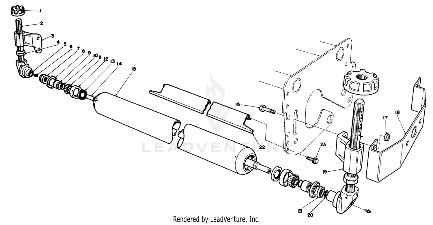 Front Roller Kit Model No. 03742 (optional) Front Roller Scraper Kit Part No. 62-6220 (optional)