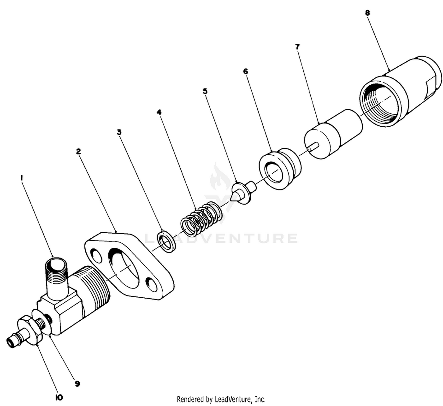 Nozzle  Holder Assembly No. 44-8070