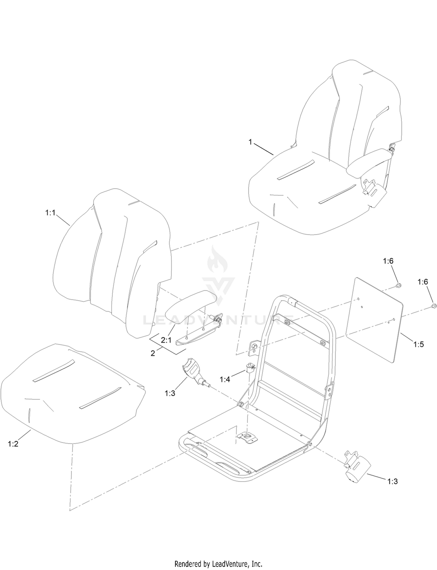 Seat Assembly No. 139-2700