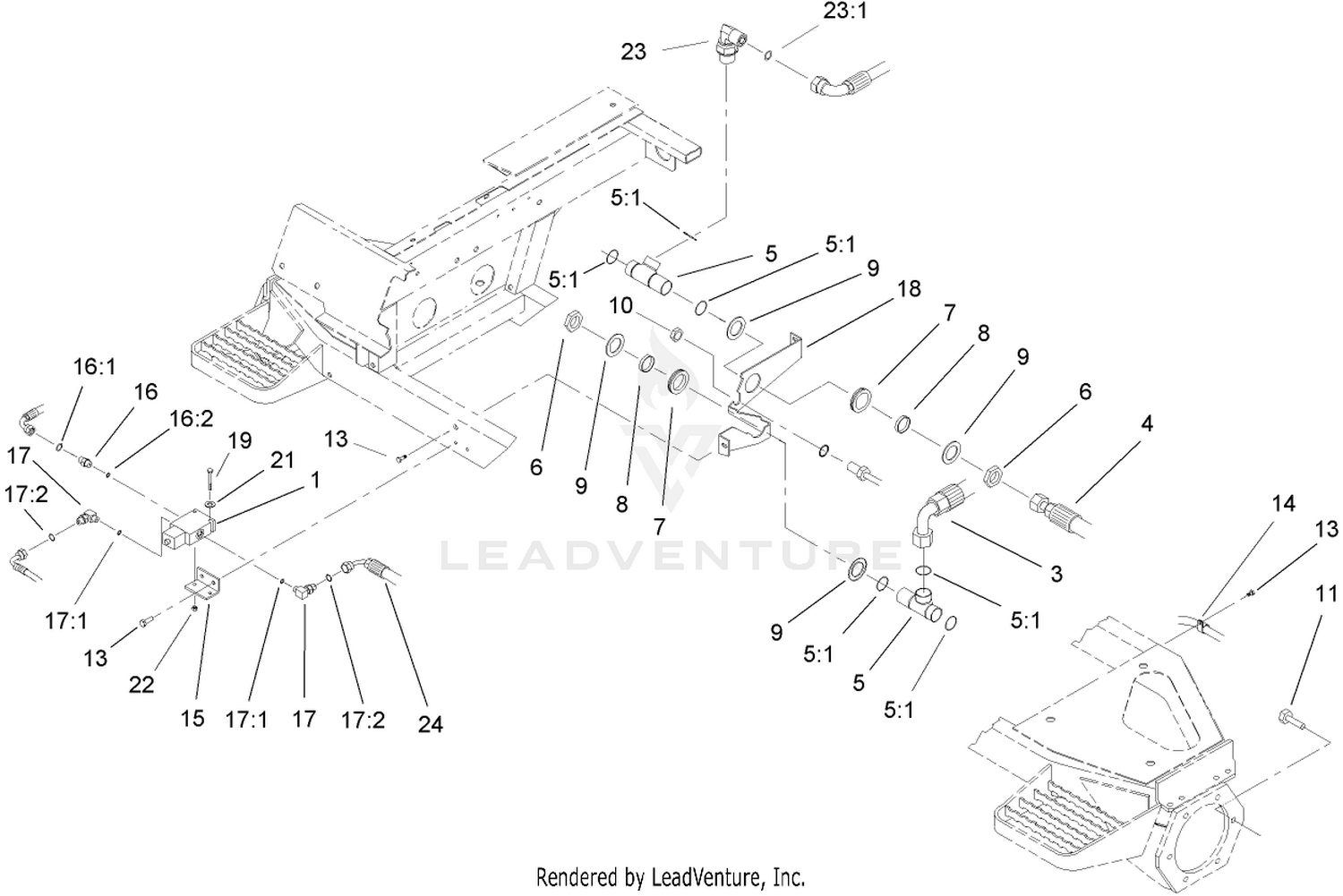 Front Hydraulic Drive Assembly
