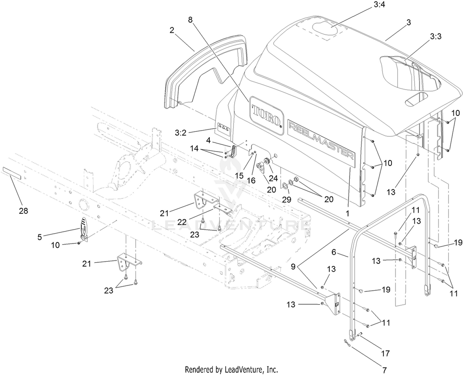Hood and Body Panel Assembly