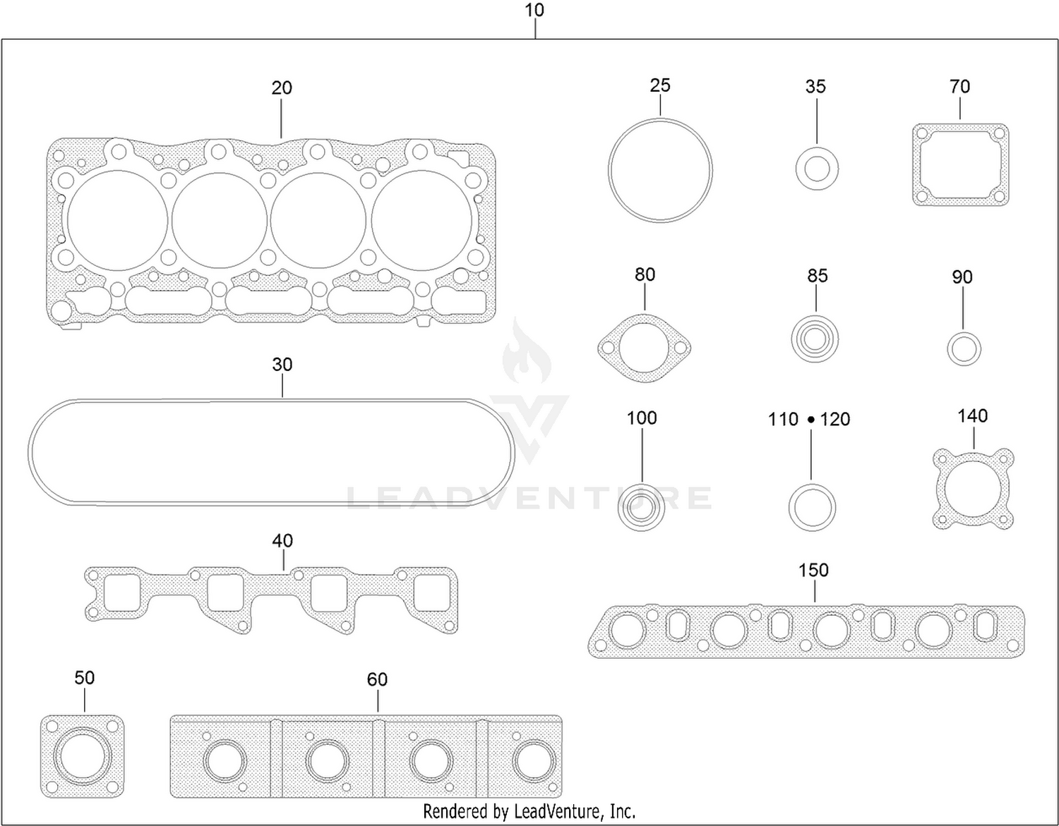 Upper Engine Gasket Kit