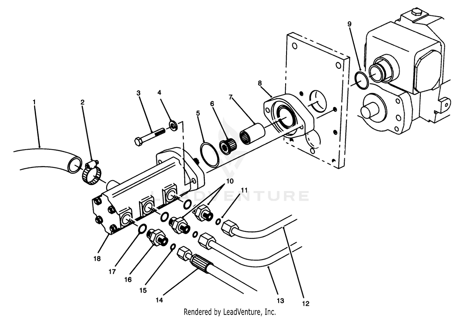 Gear Pump Installation Assembly