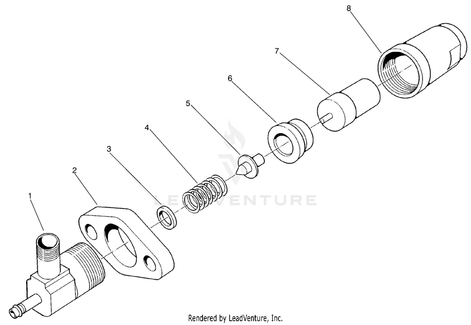 Nozzle  Holder Assembly No. 44-8070