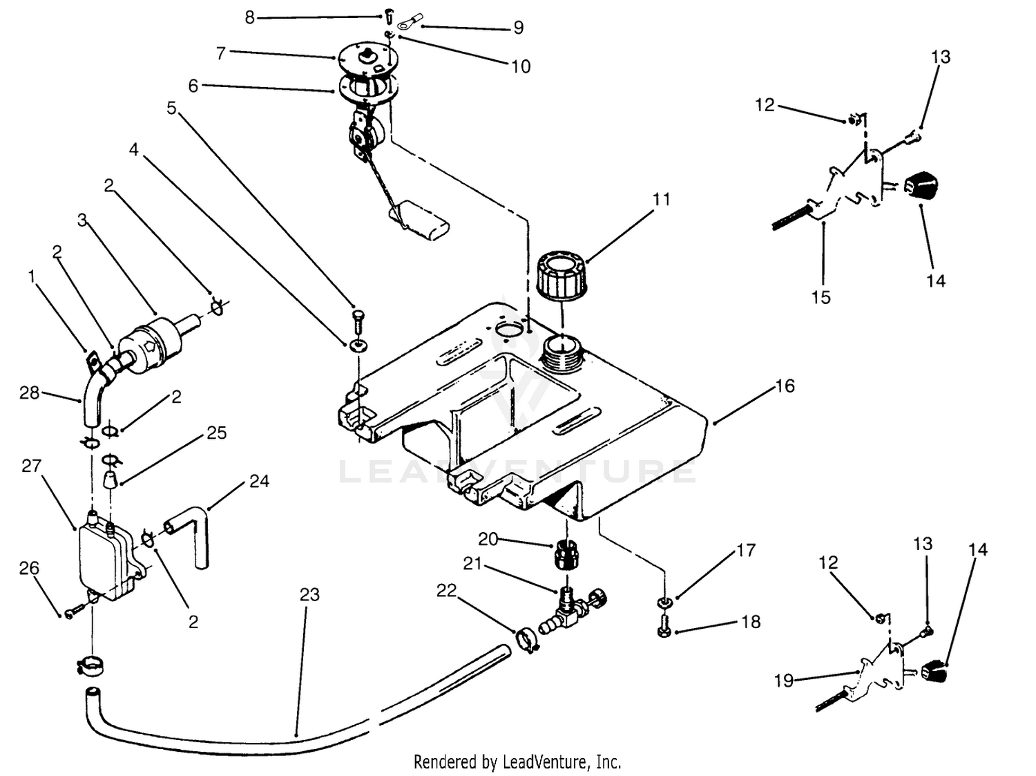 Throttle,choke And Fuel Controls