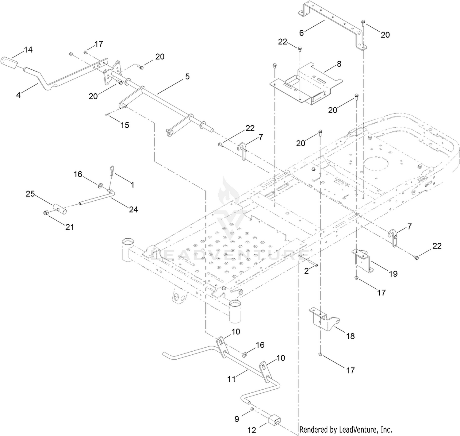 Deck Lift Assembly