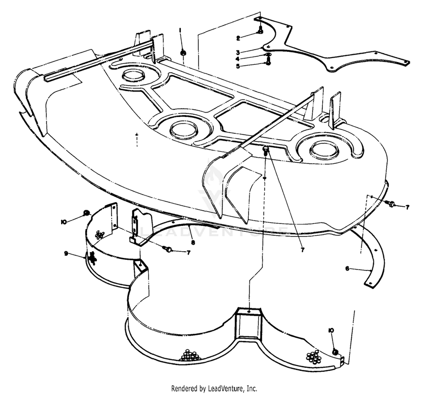 Mulcher-44" Cutting Deck (optional)(model No. 30752)