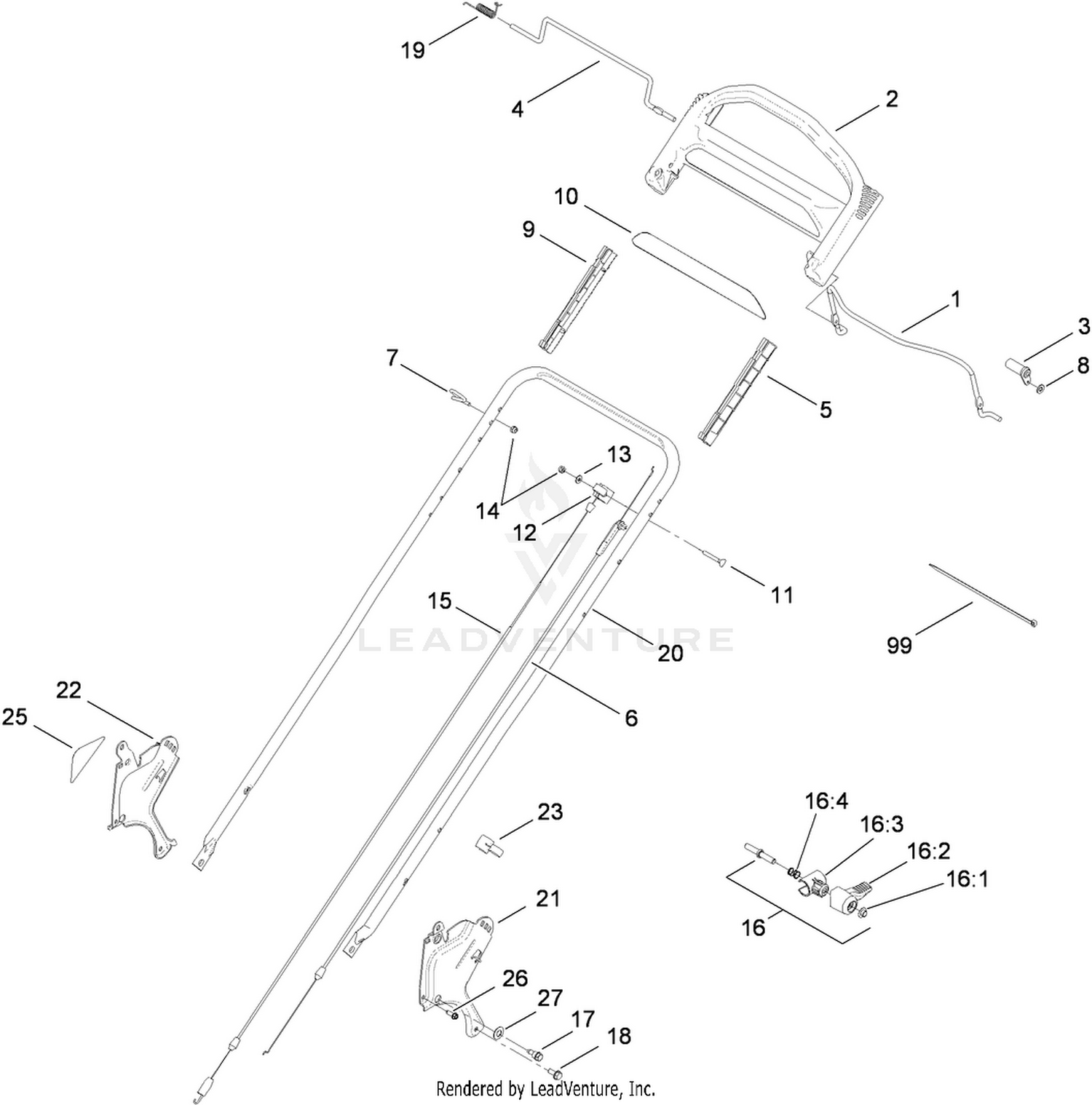 Upper Handle Assembly