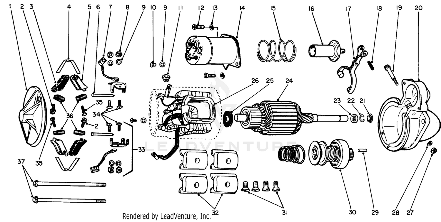 Starter Motor Assembly No. 49-8050