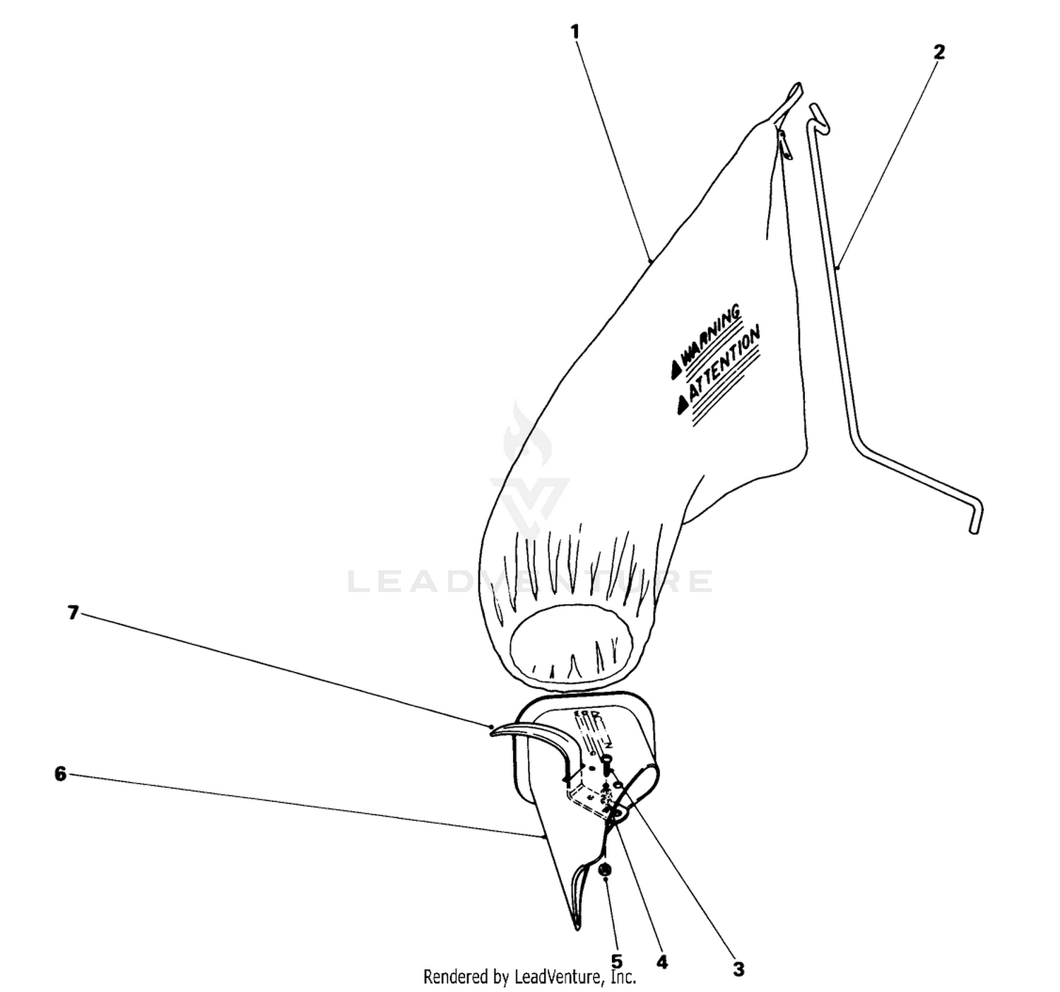 Grass Bag Kit No. 8-9789 (optional)