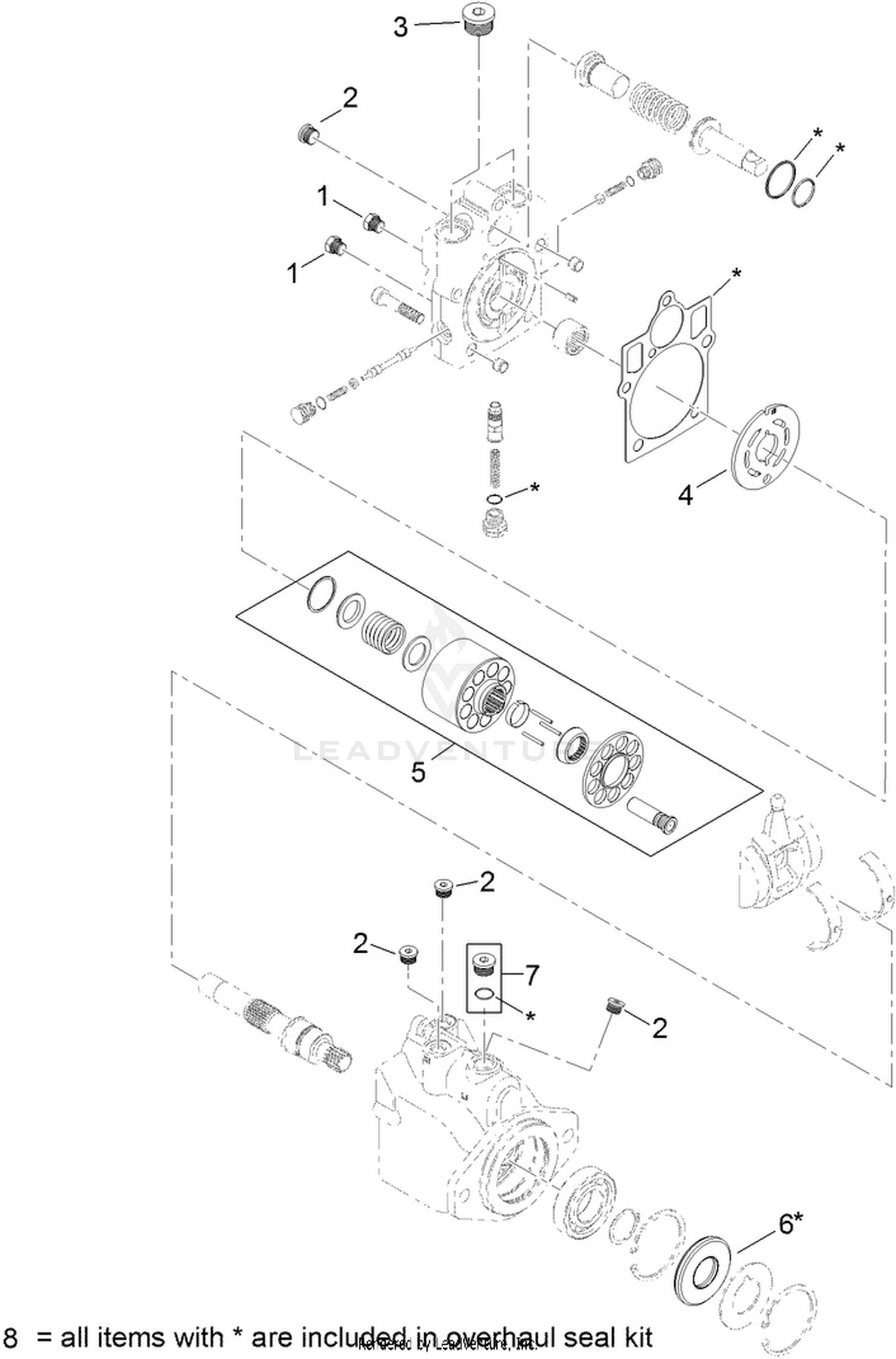 Hydraulic Motor Assembly No. 120-8814