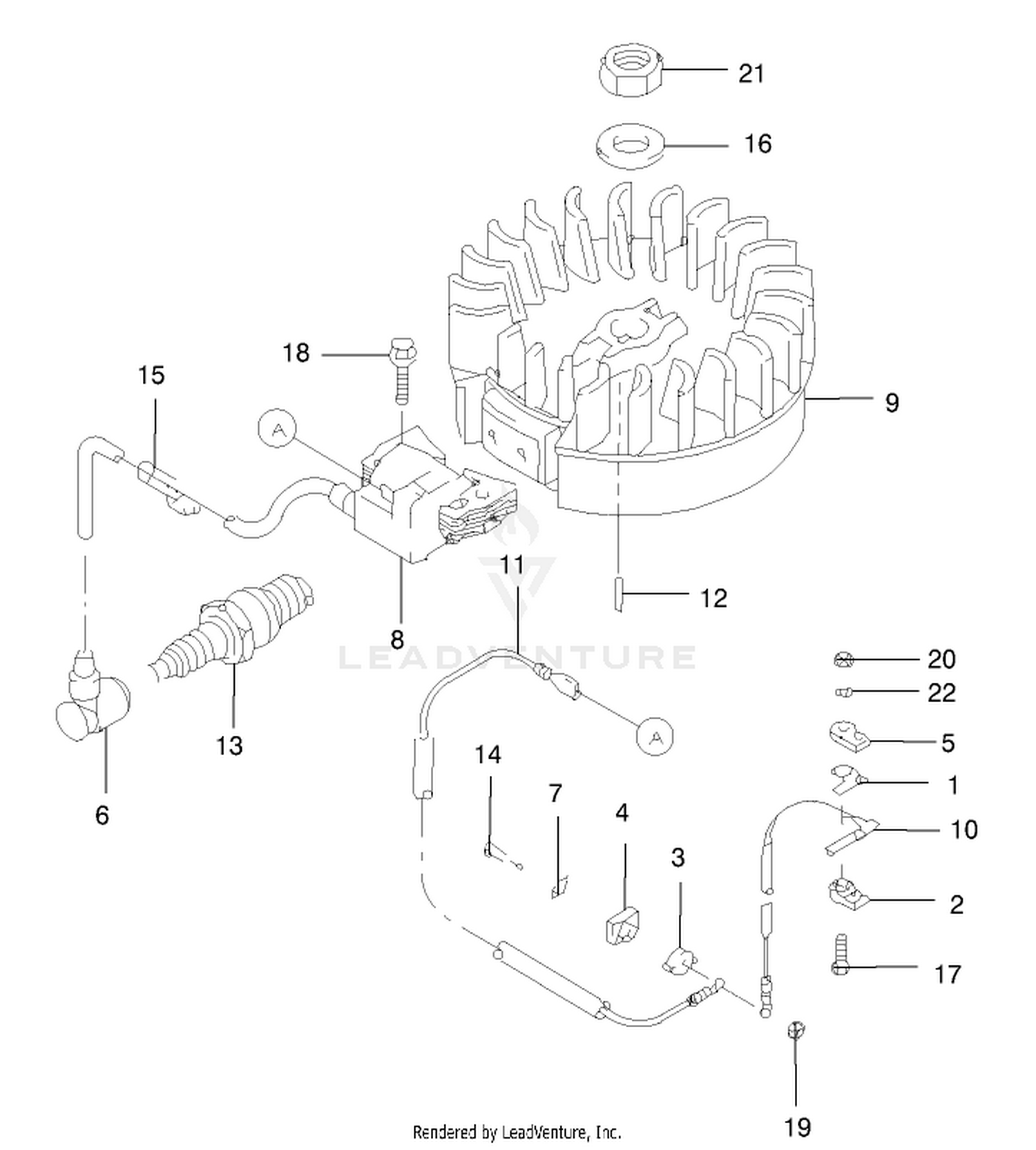 Flywheel/Ignition Assembly