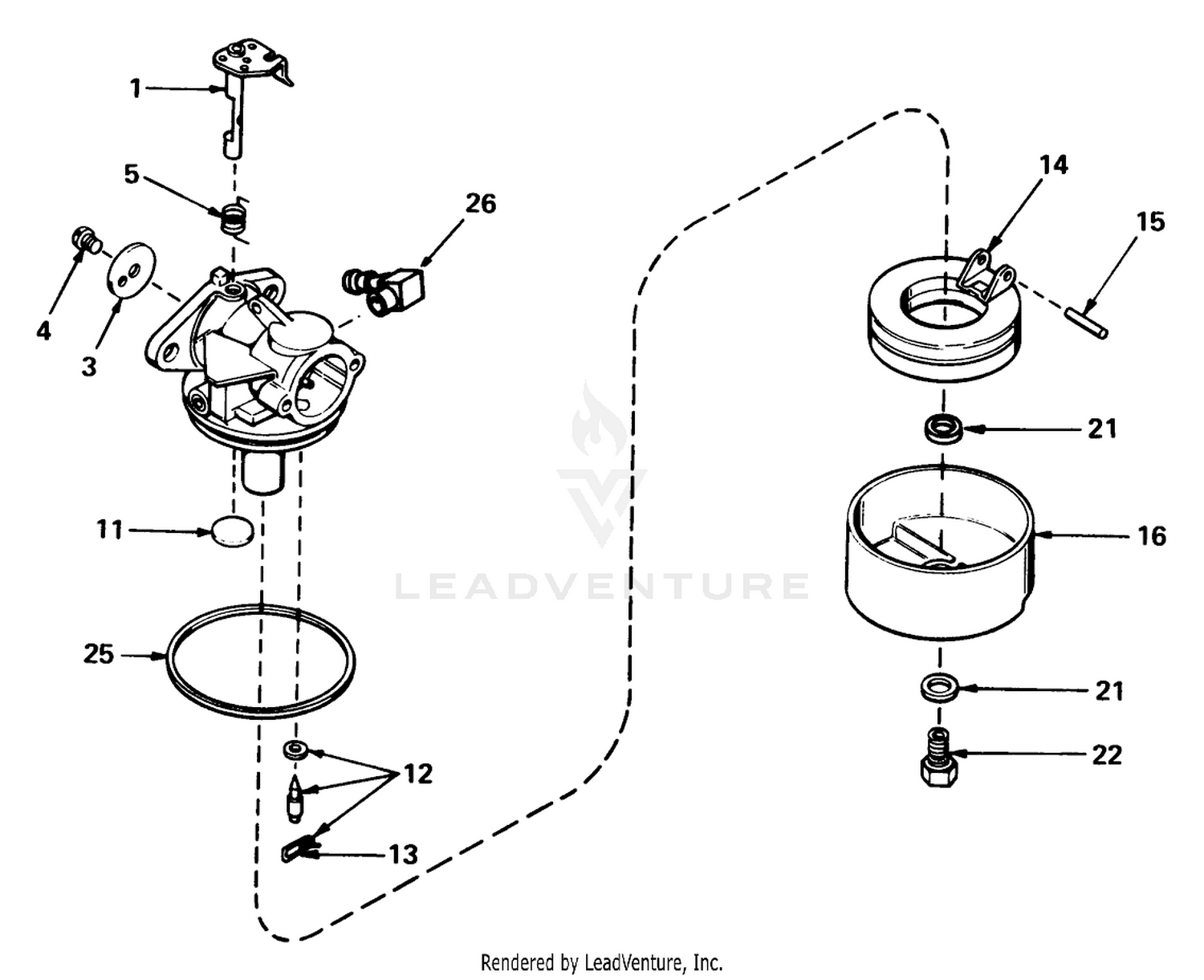 Carburetor No. 631831