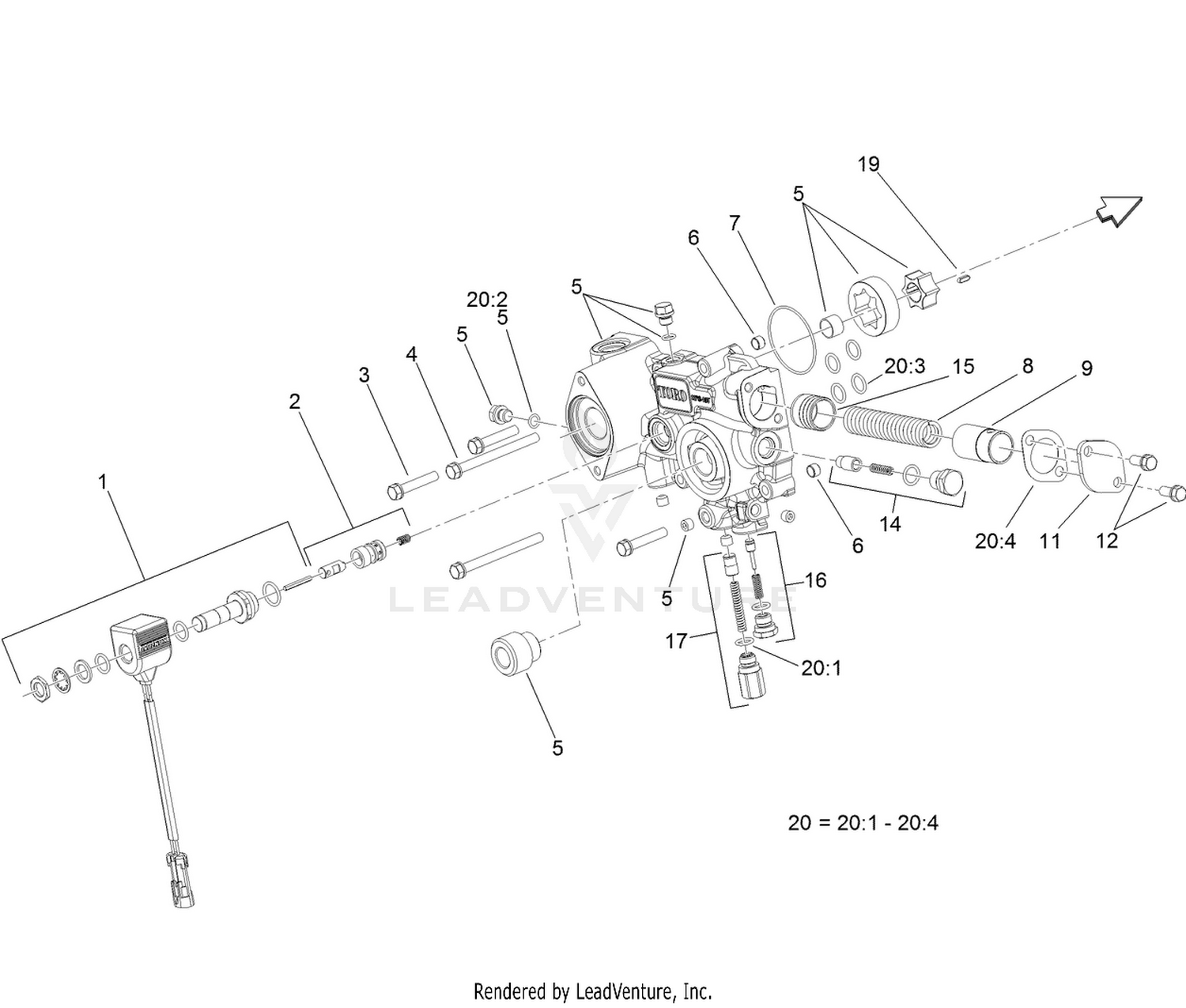 Charge Pump Housing Assembly  Transmission Assembly No. 131-5510