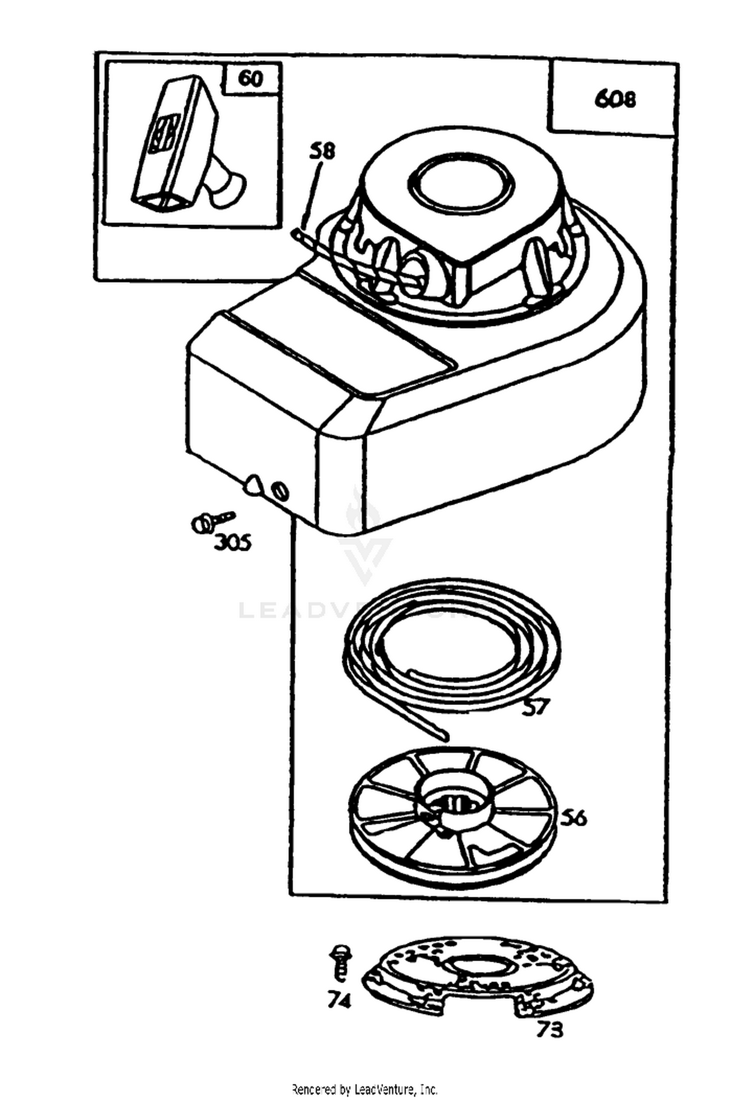 Engine Briggs  Stratton Model 95902-3148-01 3