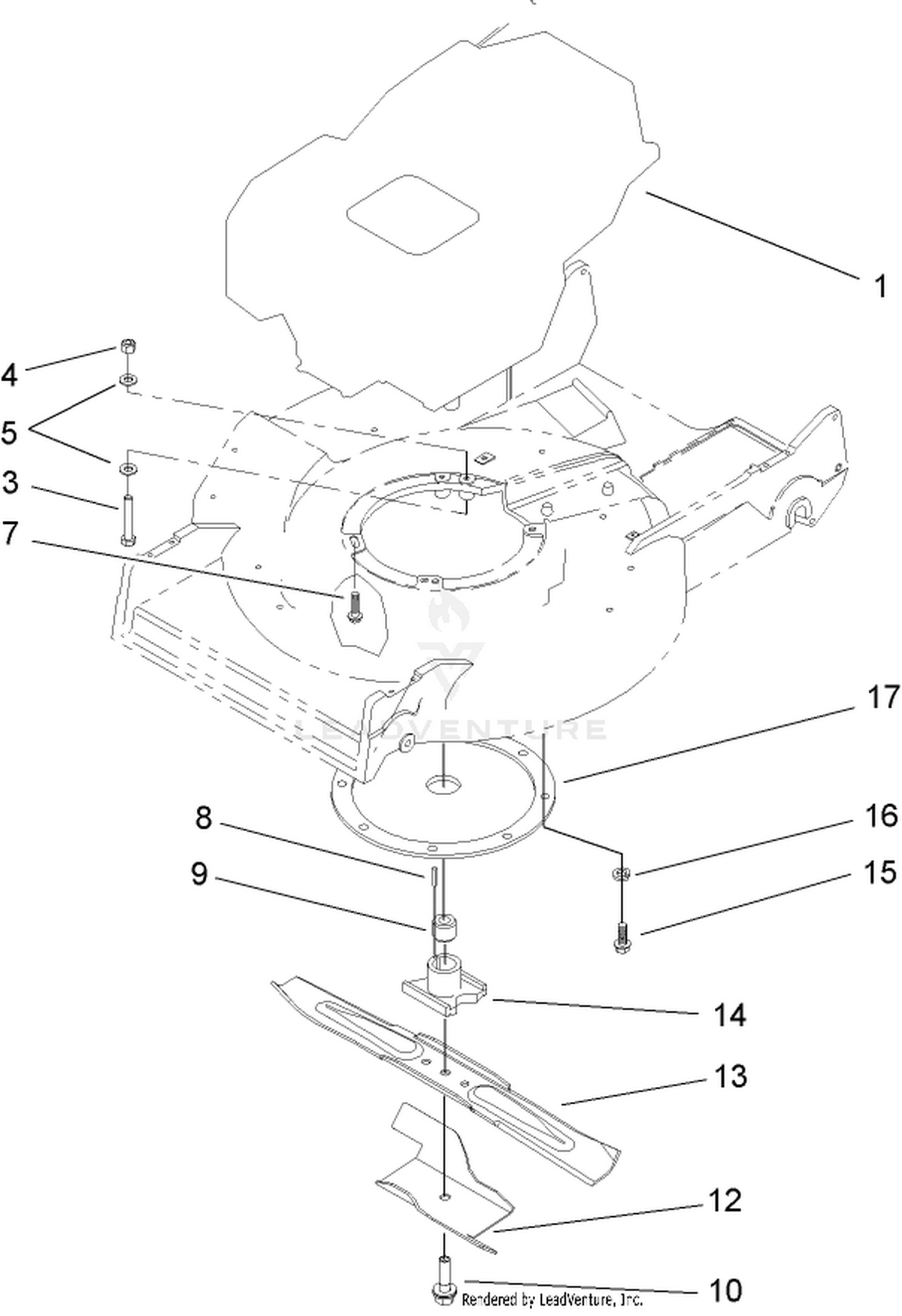 Engine and Blade Assembly