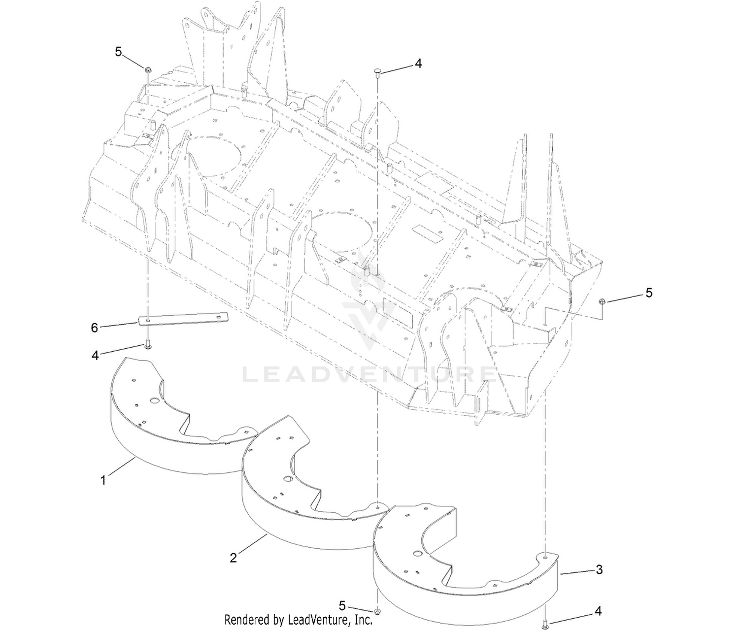 Left Hand Deck Chamber Assembly