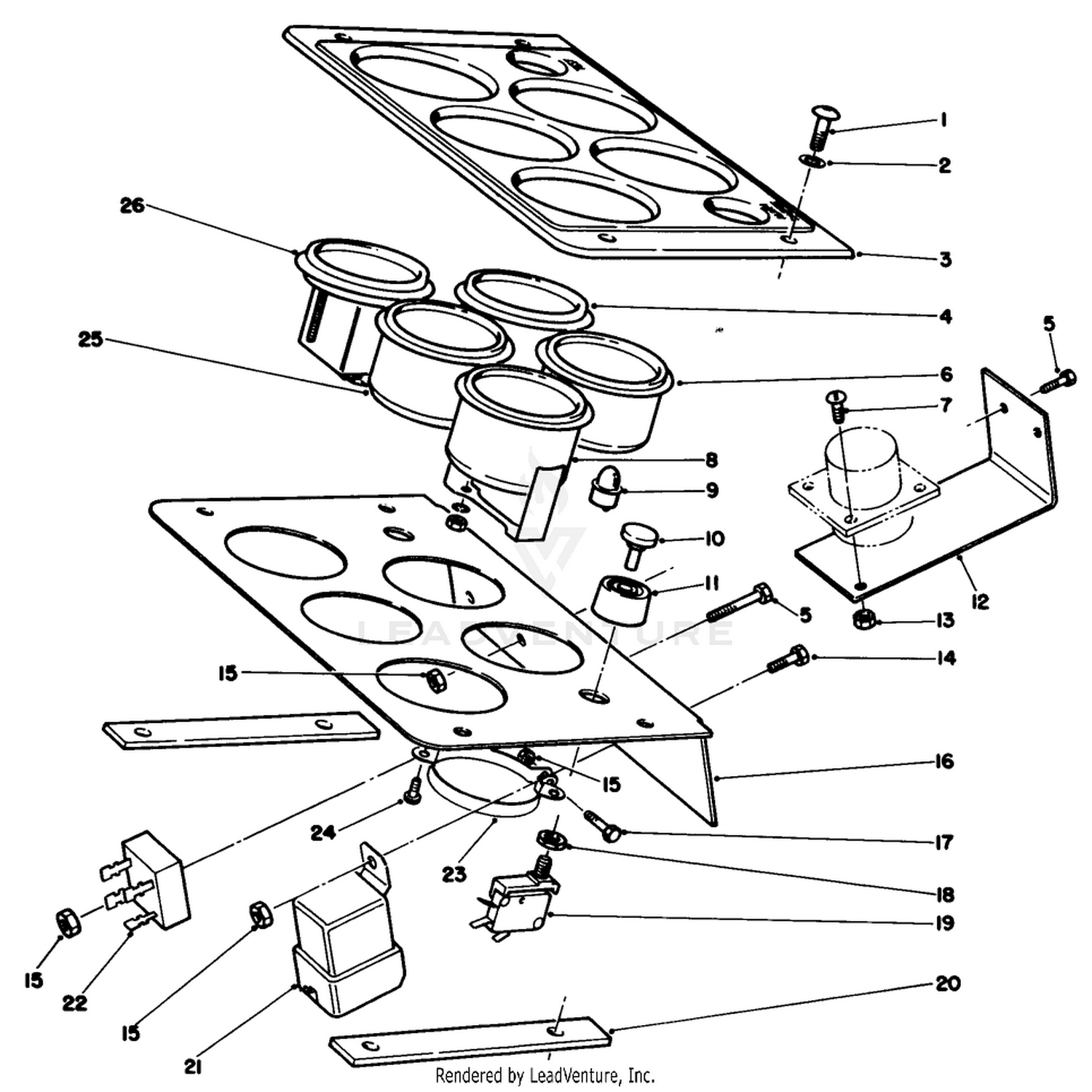 Upper Control Panel Assembly