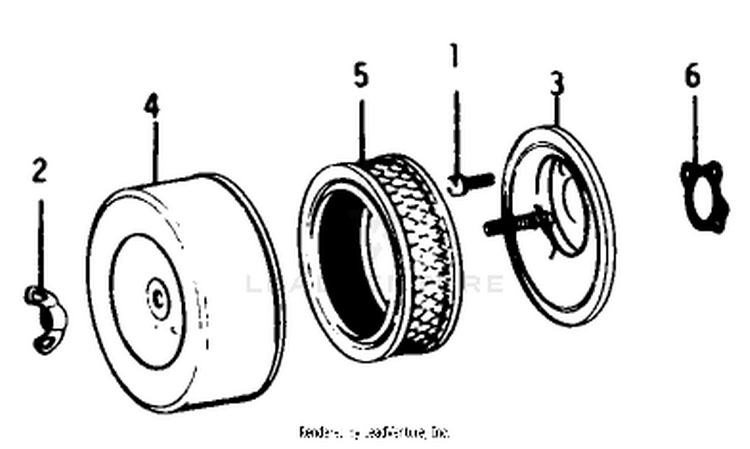 Air Intake-Engine Assembly-Kohler Model K-321s Spec. No. 60407