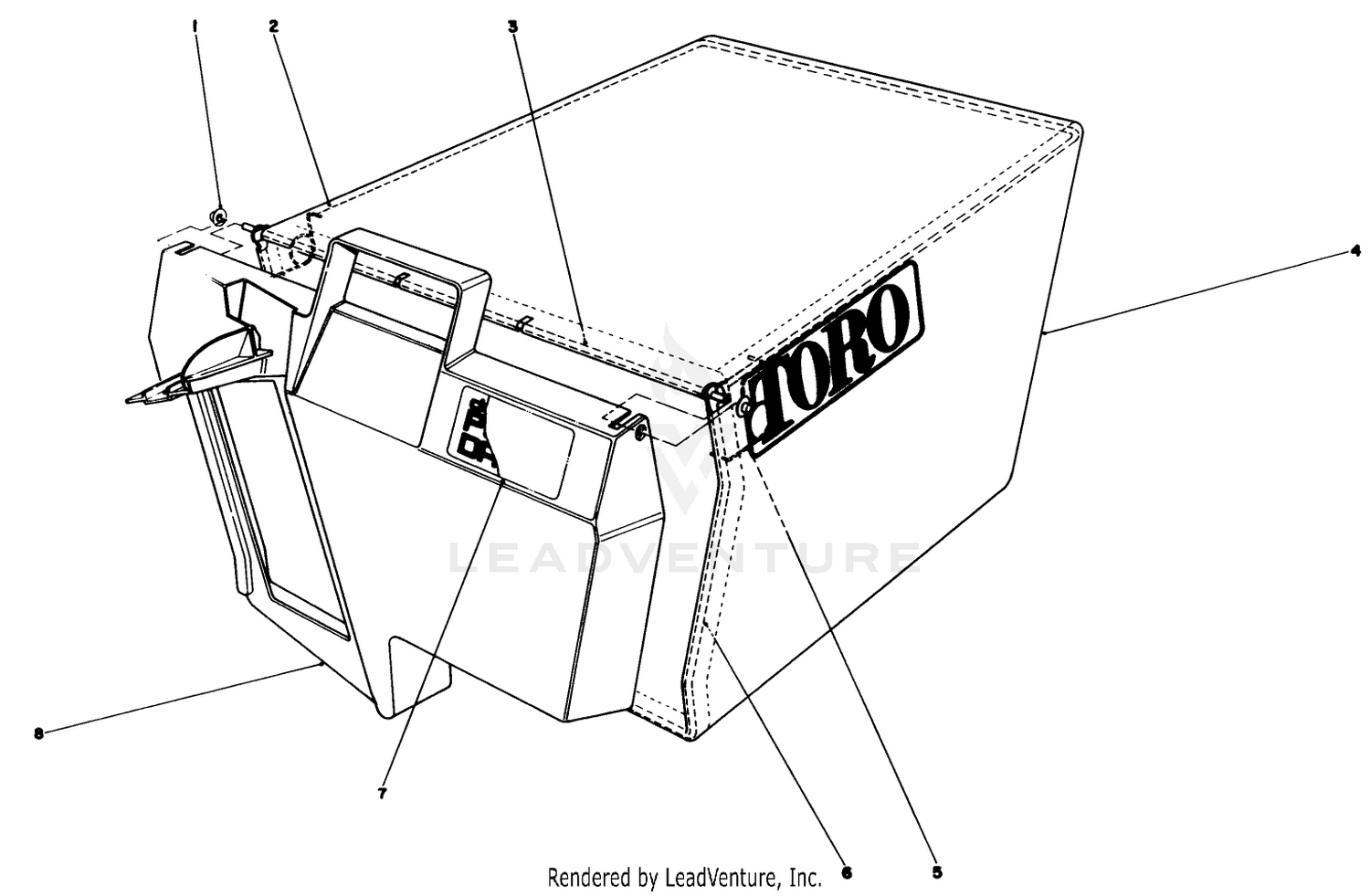 Grass Bag Assembly No. 11-0189